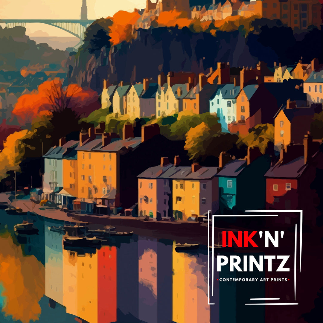 Bristol Travel Poster Bristol Wall Art Bristol Illustration Travel Poster Gift For Bristol UK Home Decor