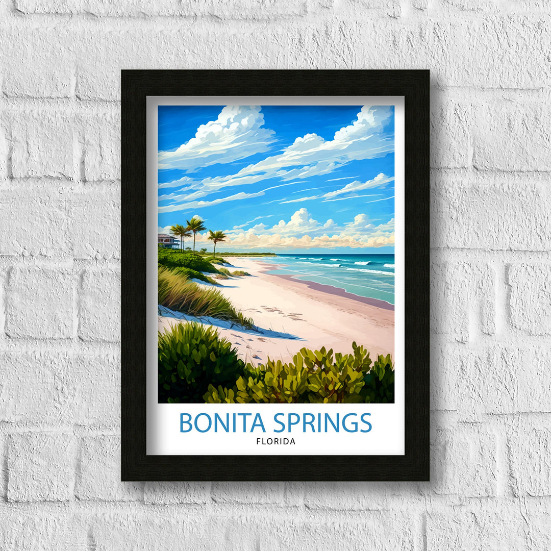 Bonita Springs Florida Travel Poster