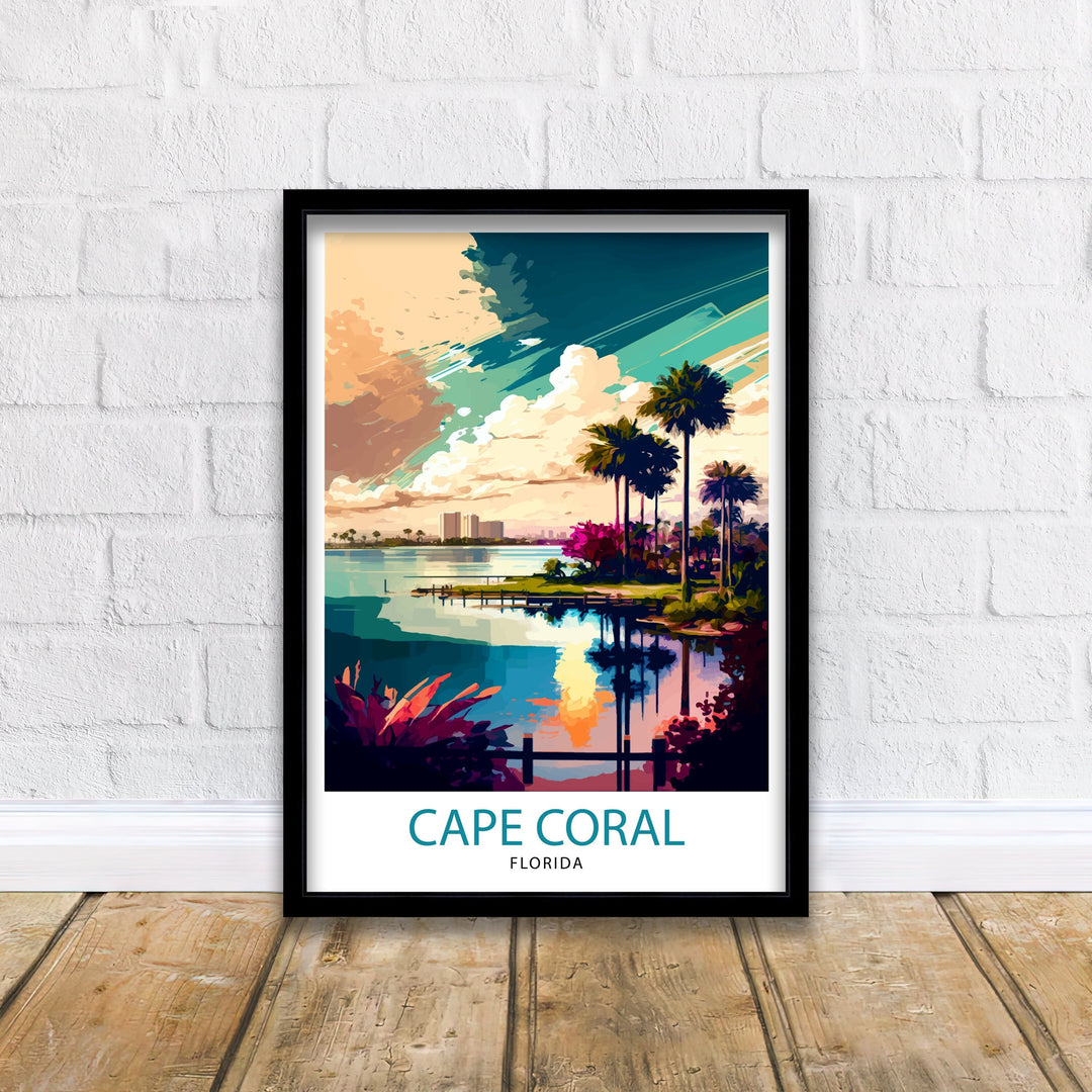 Cape Coral Travel Poster