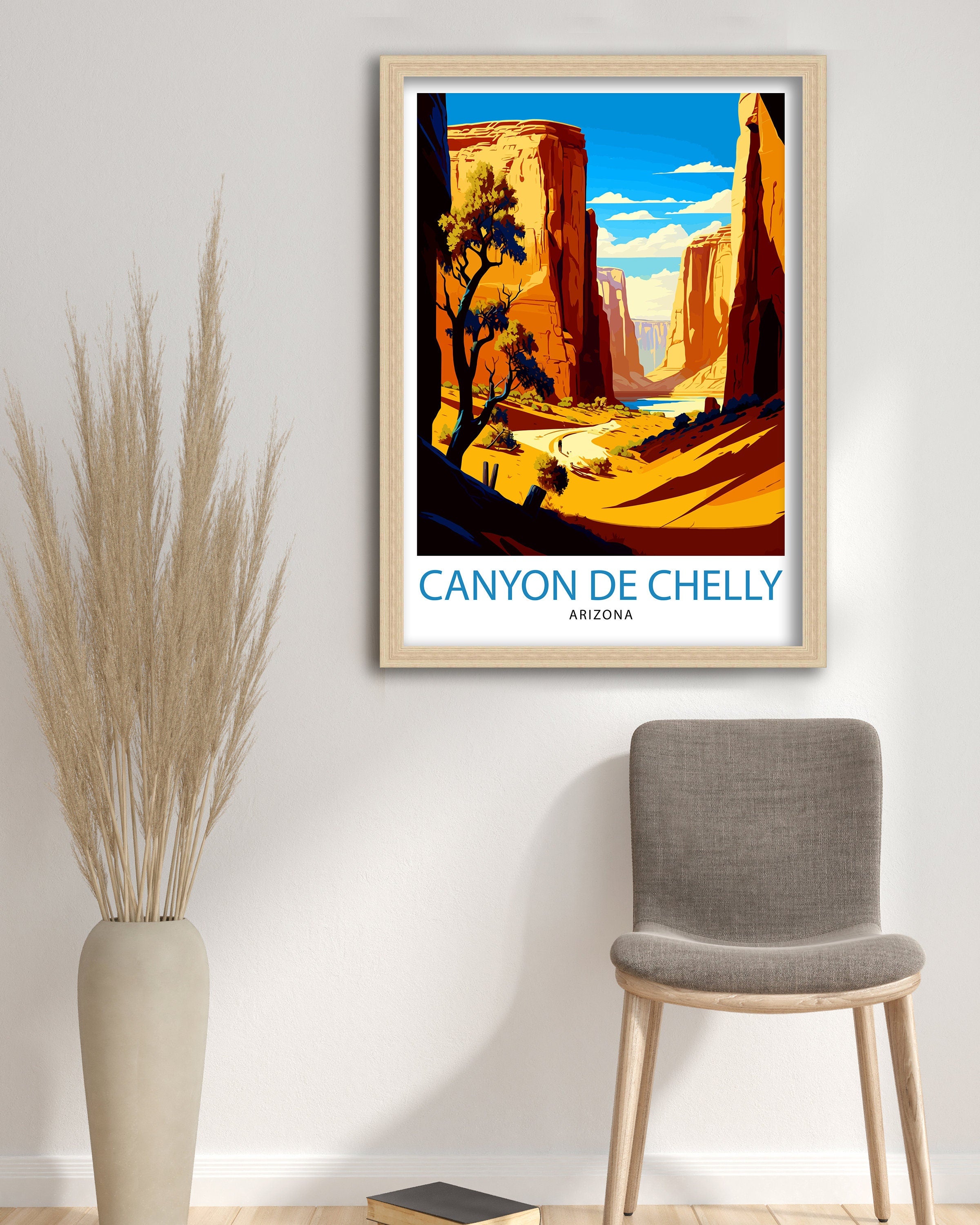 Canyon de Chelly Travel Print Arizona Wall Decor Southwestern Home Living Decor Travel Poster Gift for Canyon de Chelly Arizona Travel Print
