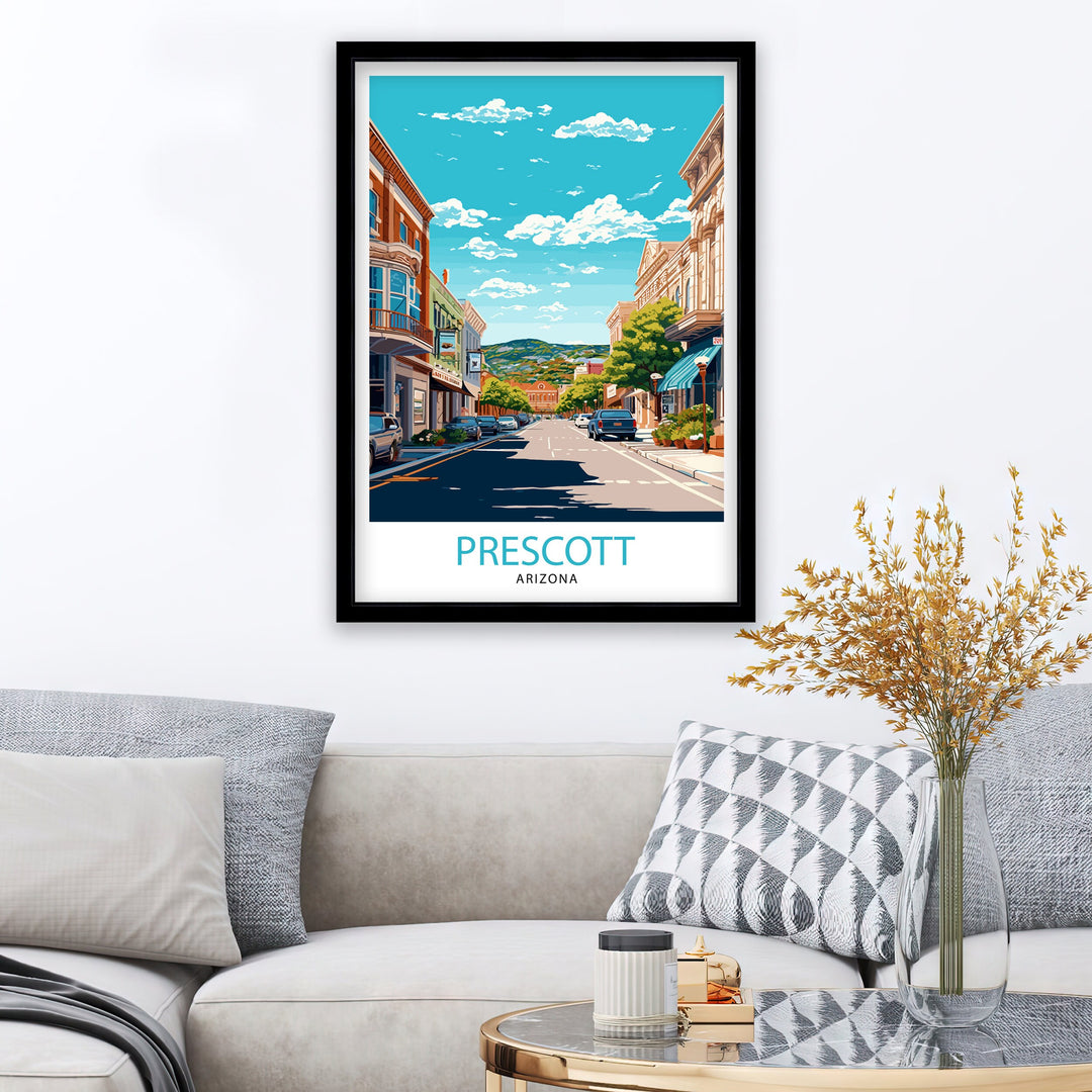 Prescott Arizona Travel Poster