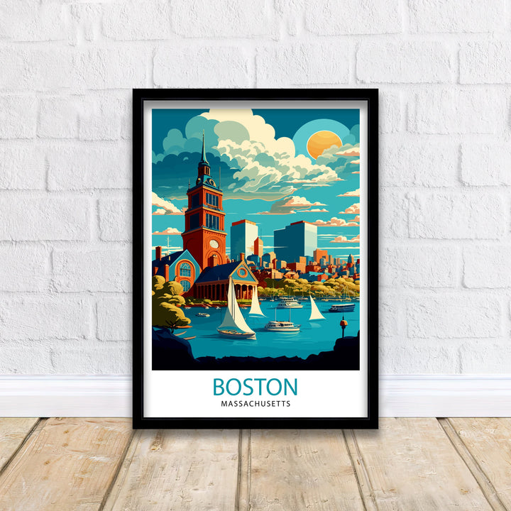 Boston Travel Poster