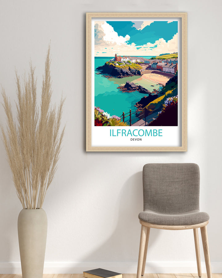 Illfracombe Travel Poster Illfracombe