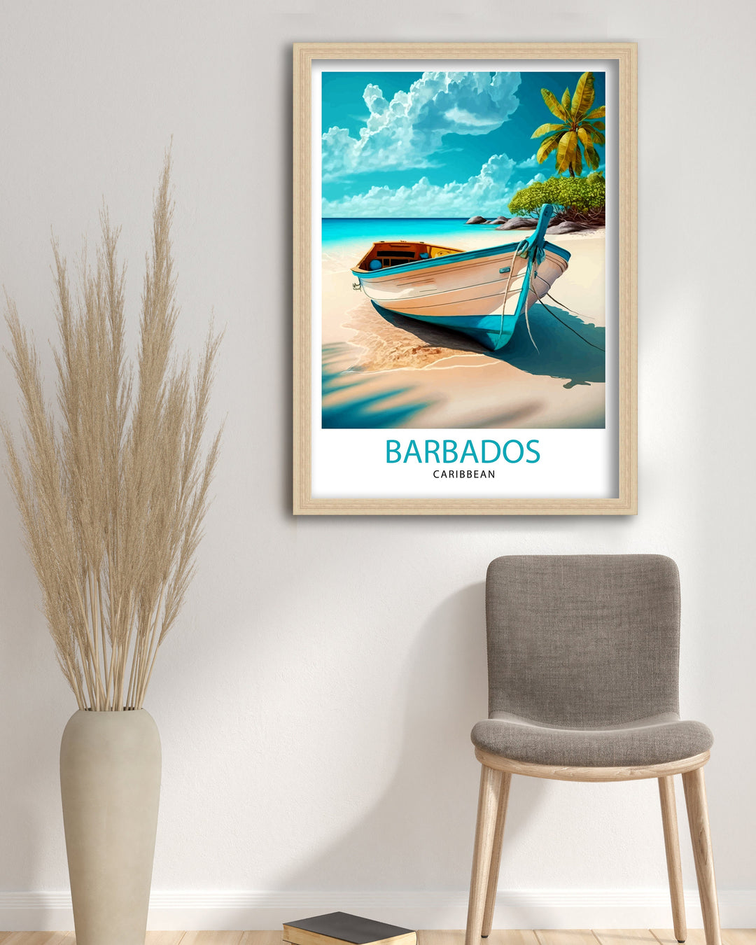 Barbados Print Barbados Poster | Barbados | Travel Poster | Travel Print | Barbados Wall Art | Caribbean Poster | Barbados Art | Caribbean