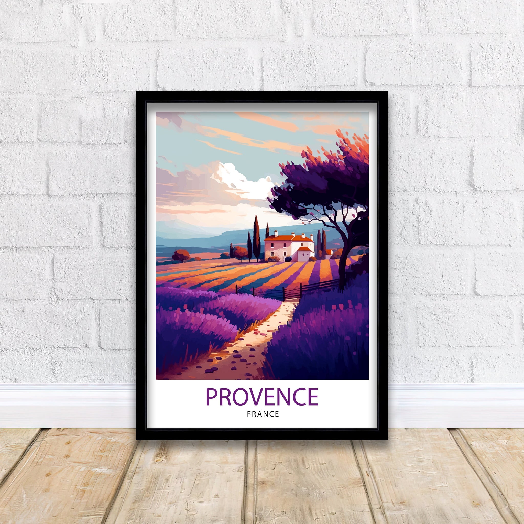 Provence Travel Print | Provence | Provence Print | France Print | France Wall Art | Provence Poster | Travel Print | Provence Wall Art |