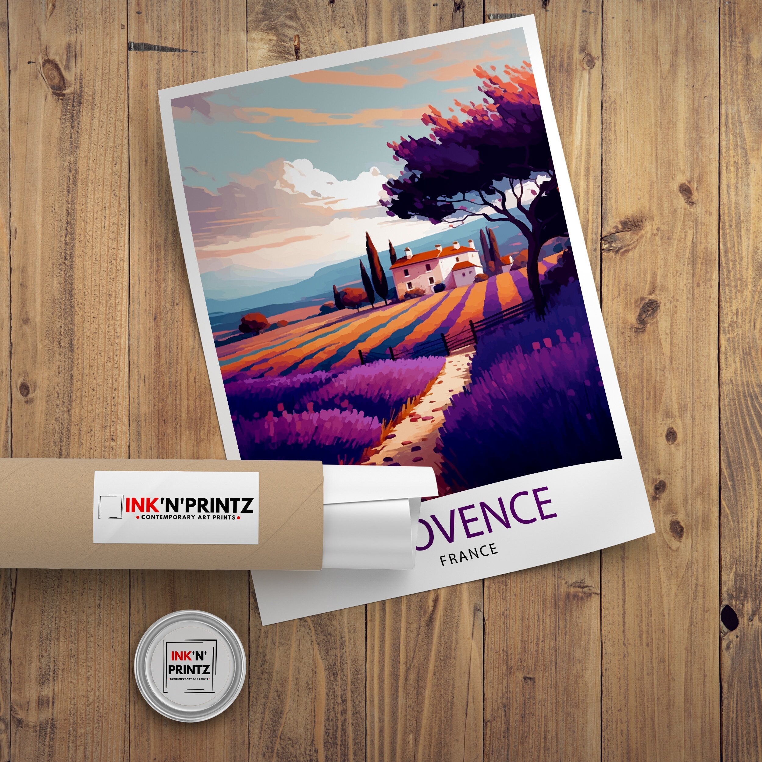 Provence Travel Print | Provence | Provence Print | France Print | France Wall Art | Provence Poster | Travel Print | Provence Wall Art |