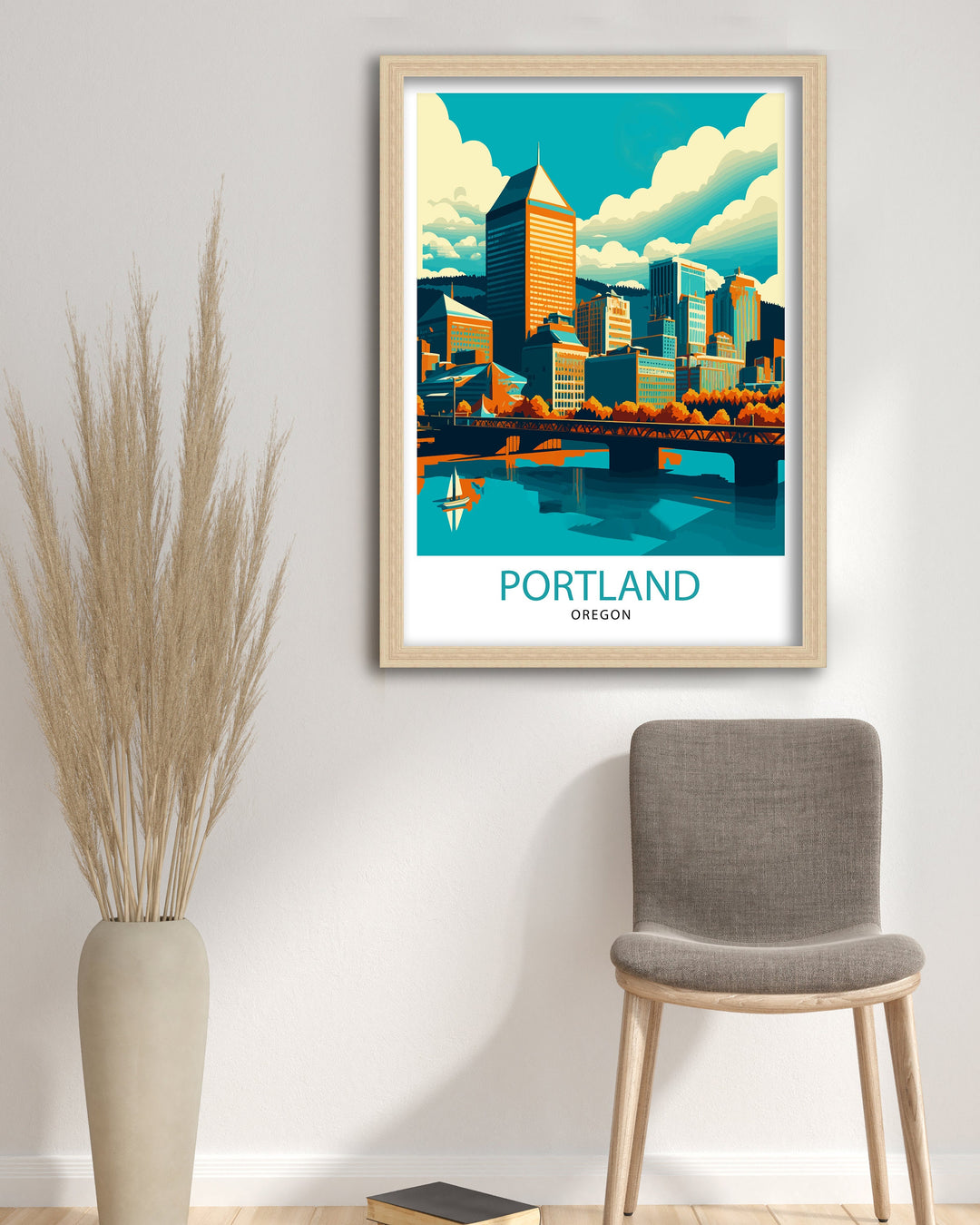 Portland Oregon Travel Poster