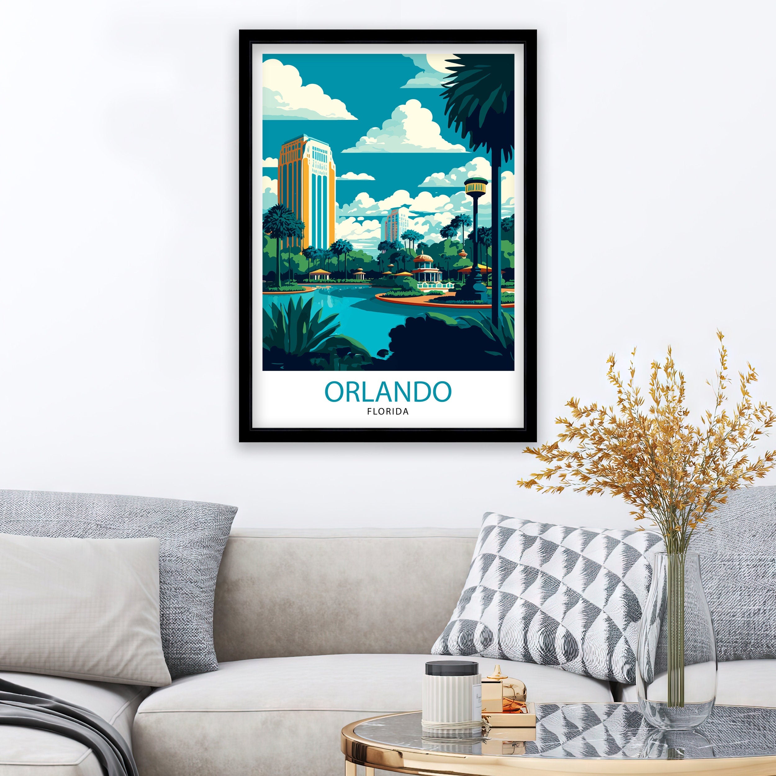 Orlando Florida Travel Poster