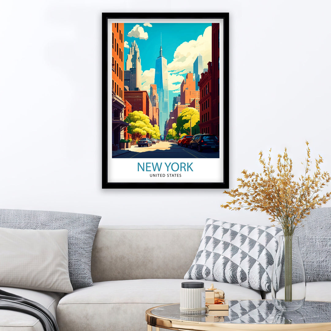 New York City Travel Poster