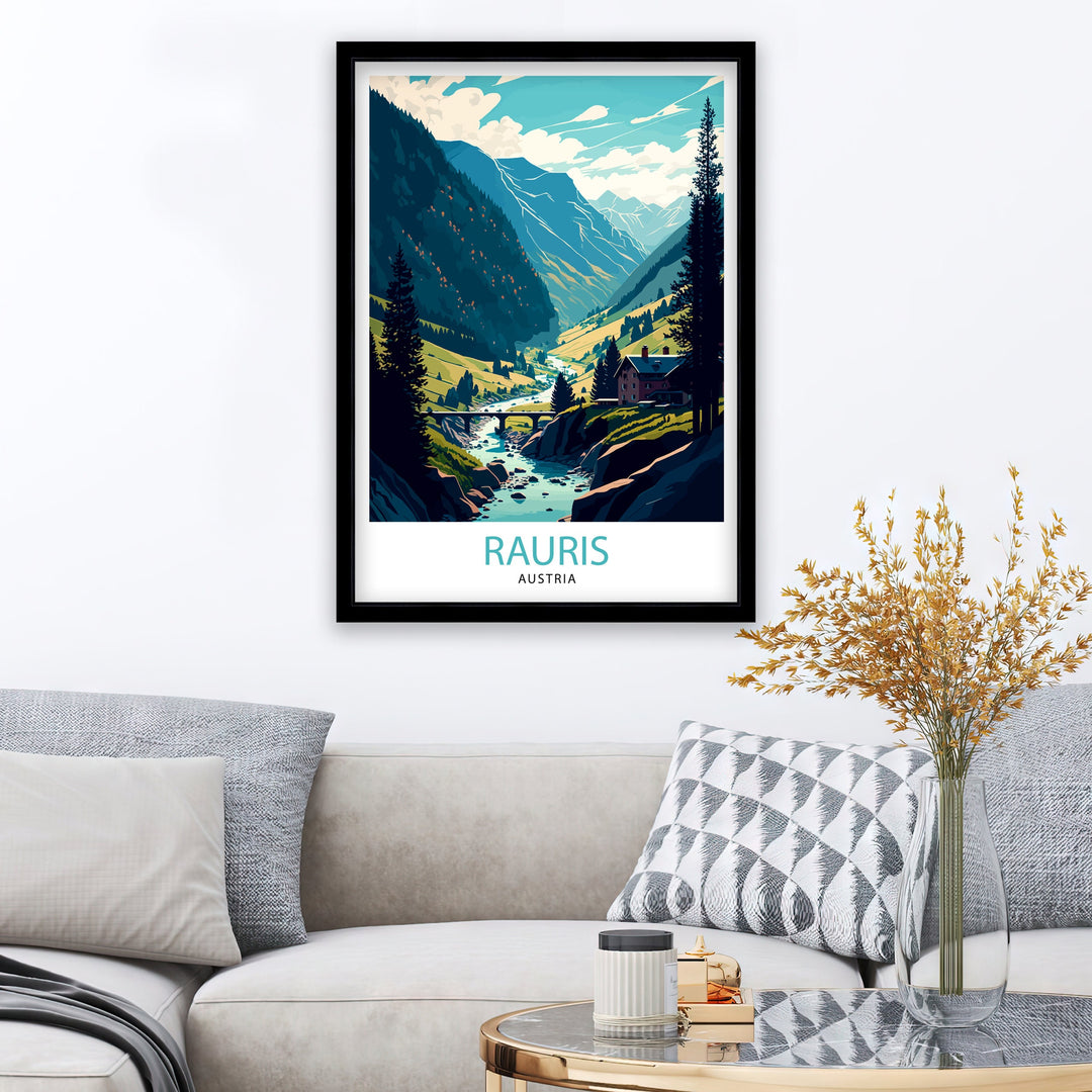 Rauris Austria Travel Poster Rauris