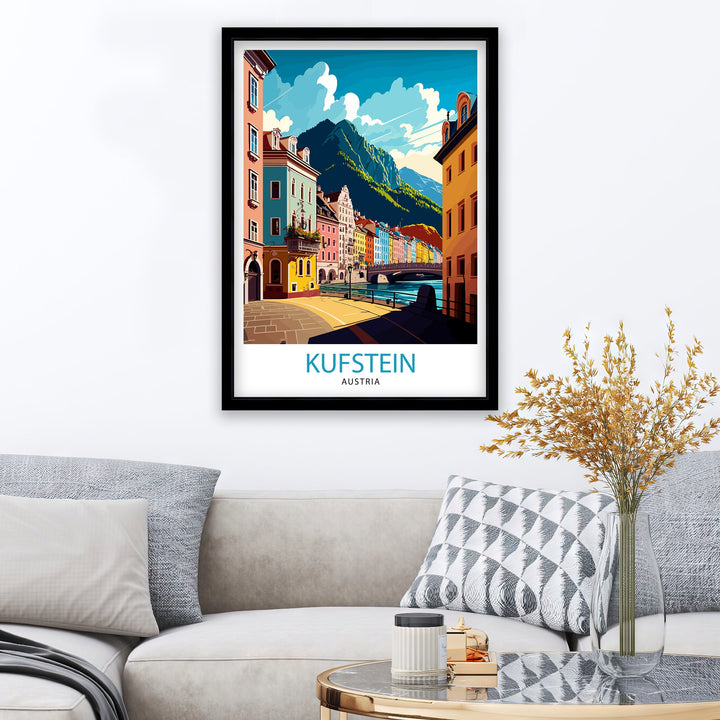 Kufstein Austria Travel Poster Kufstein