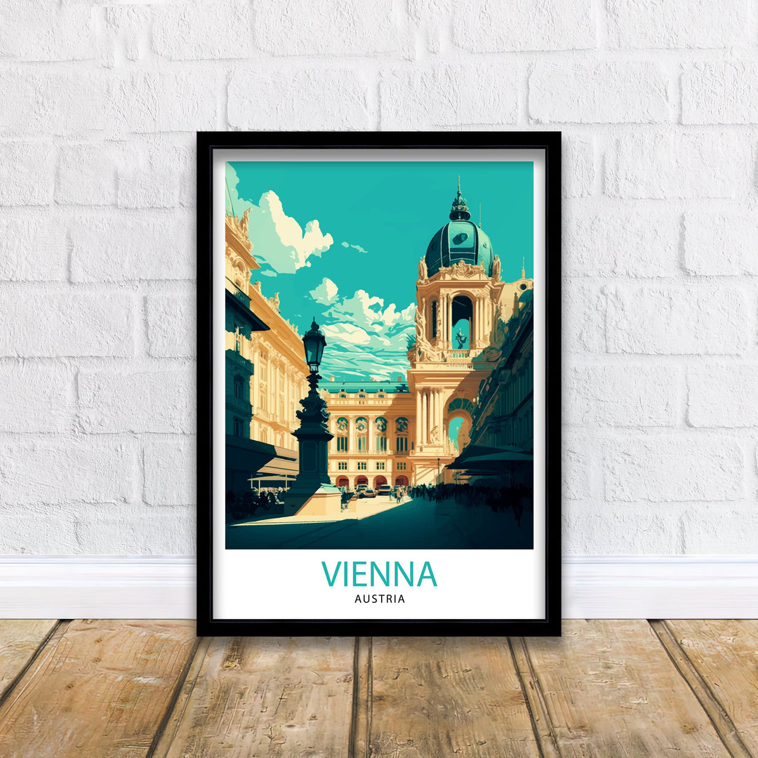 Vienna Austria Travel Poster Vienna