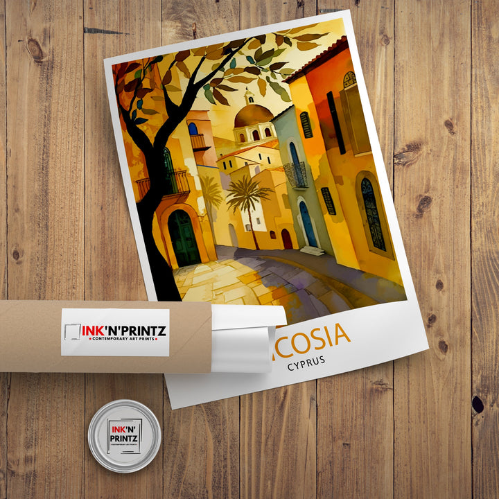 Nicosia Cyprus Travel Print Nicosia Wall Art Nicosia Home Decor Nicosia Illustration Travel Poster Gift For Cyprus Home Decor