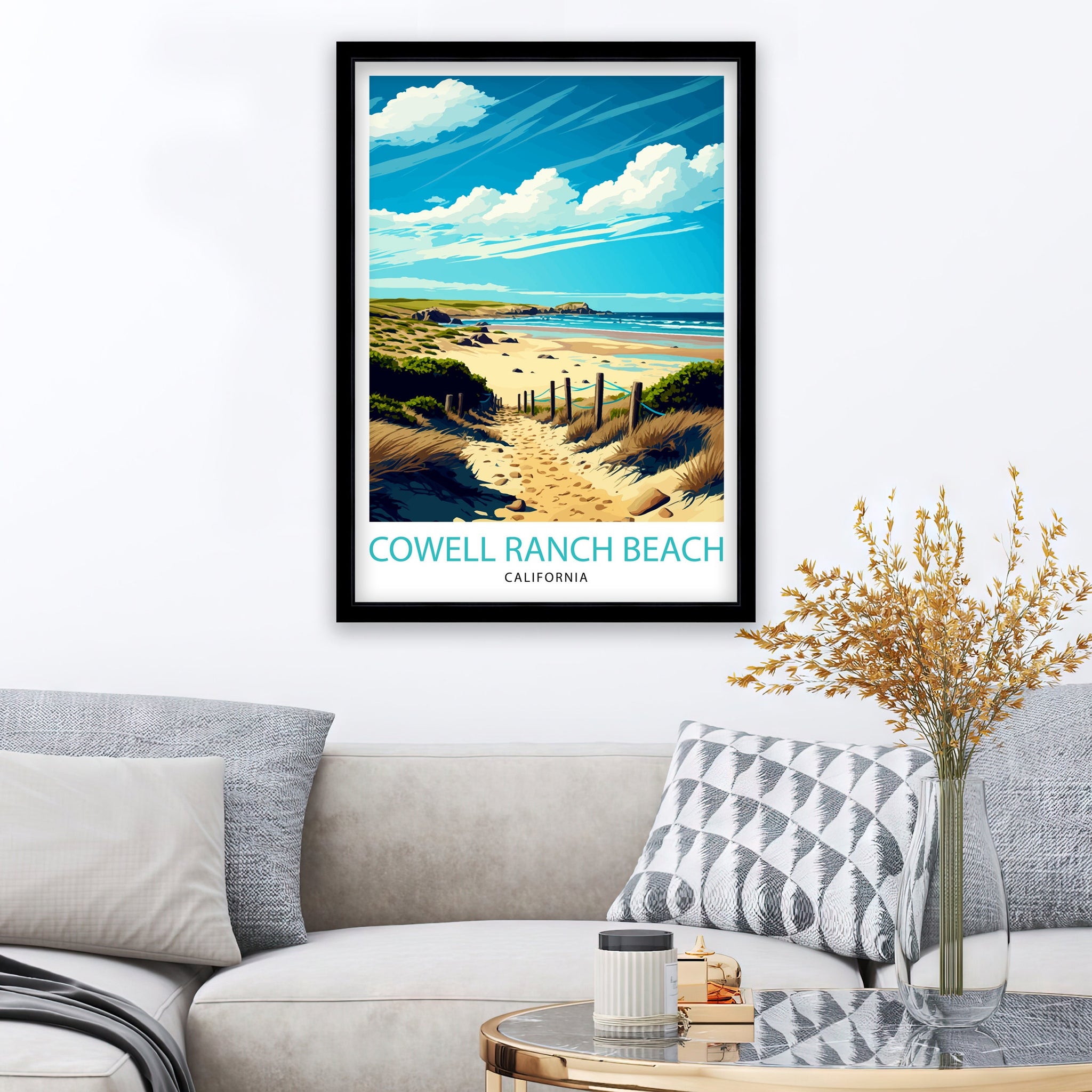 Cowell Ranch Beach Print | California Coastline Wall Art