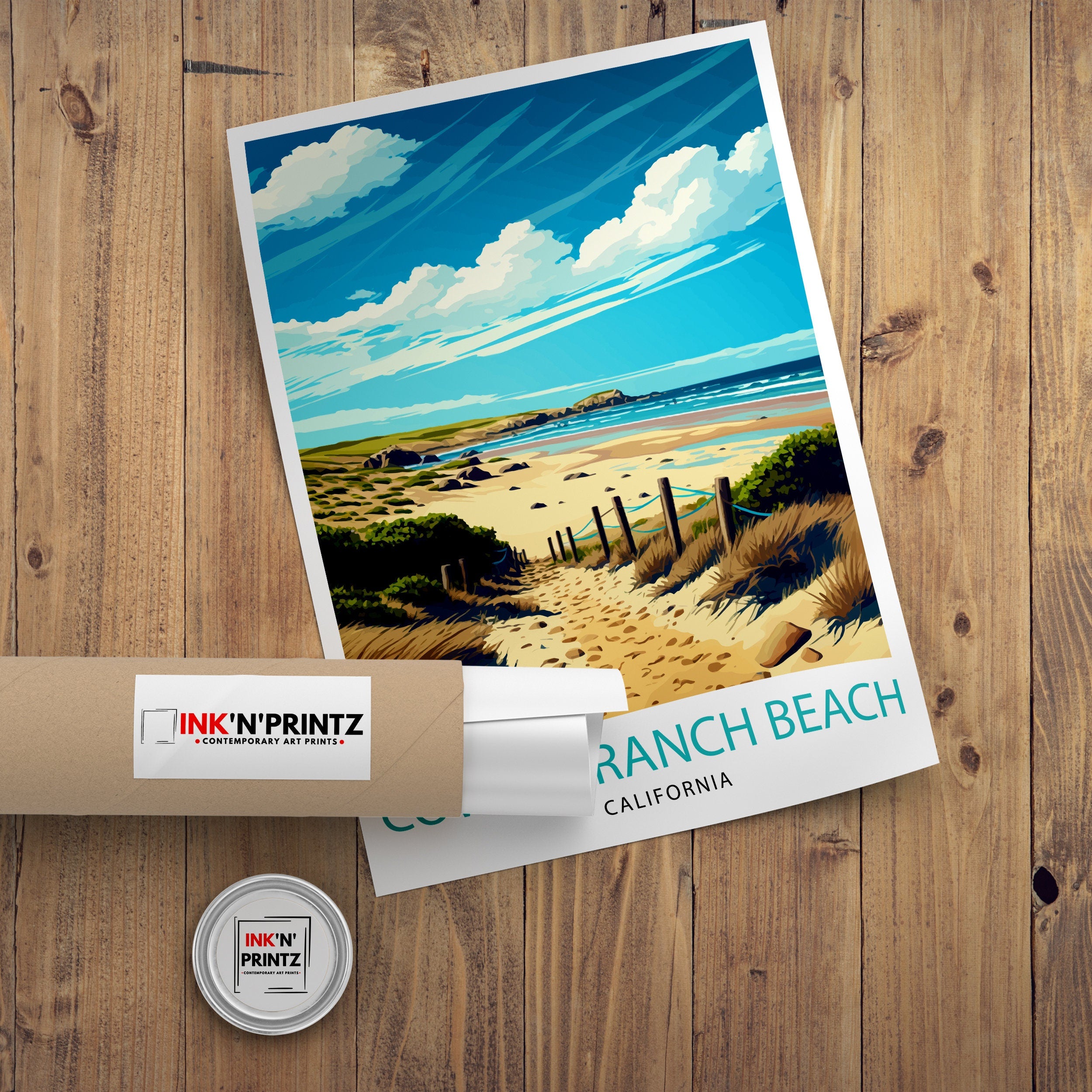 Cowell Ranch Beach Print | California Coastline Wall Art
