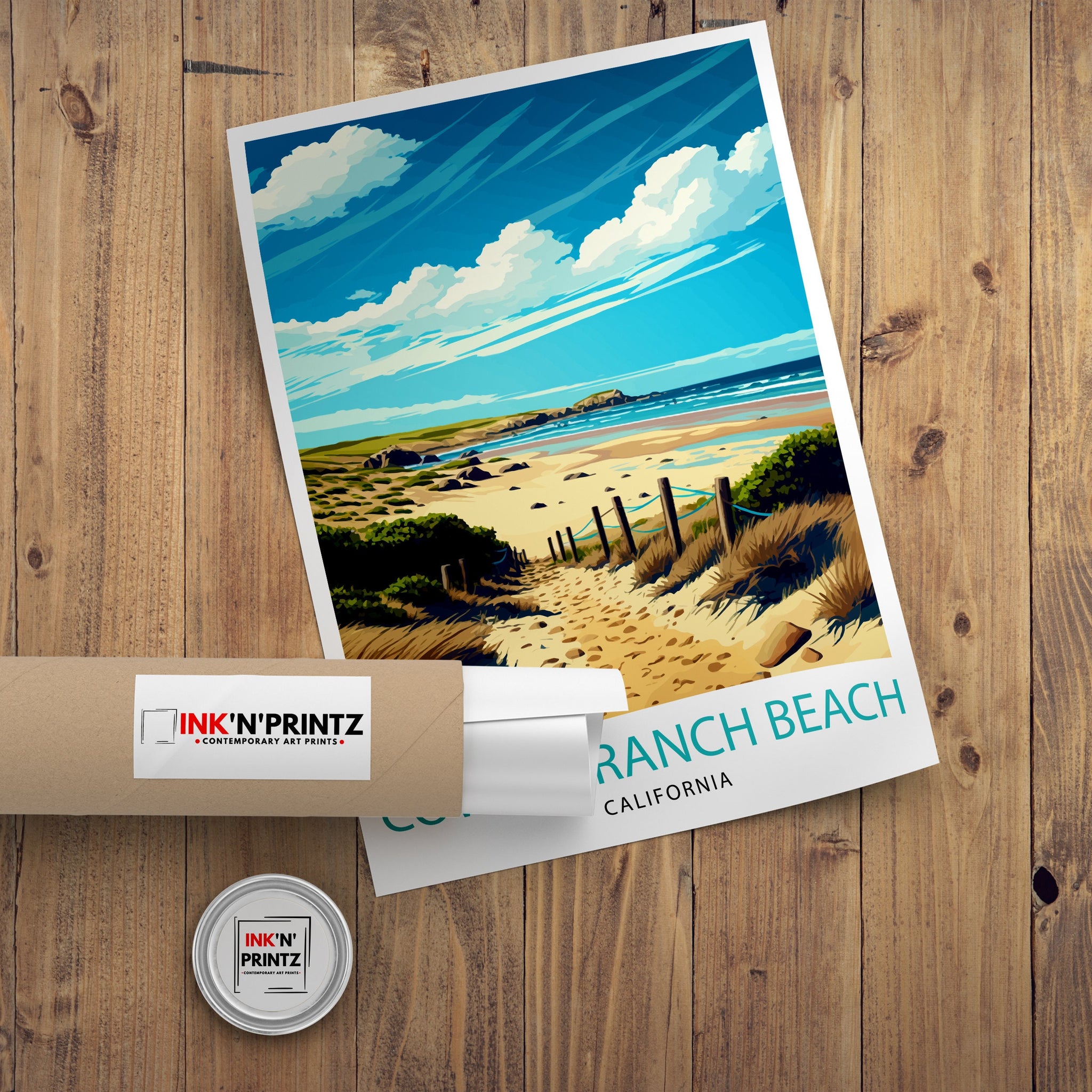 Cowell Ranch Beach Print | California Coastline Wall Art