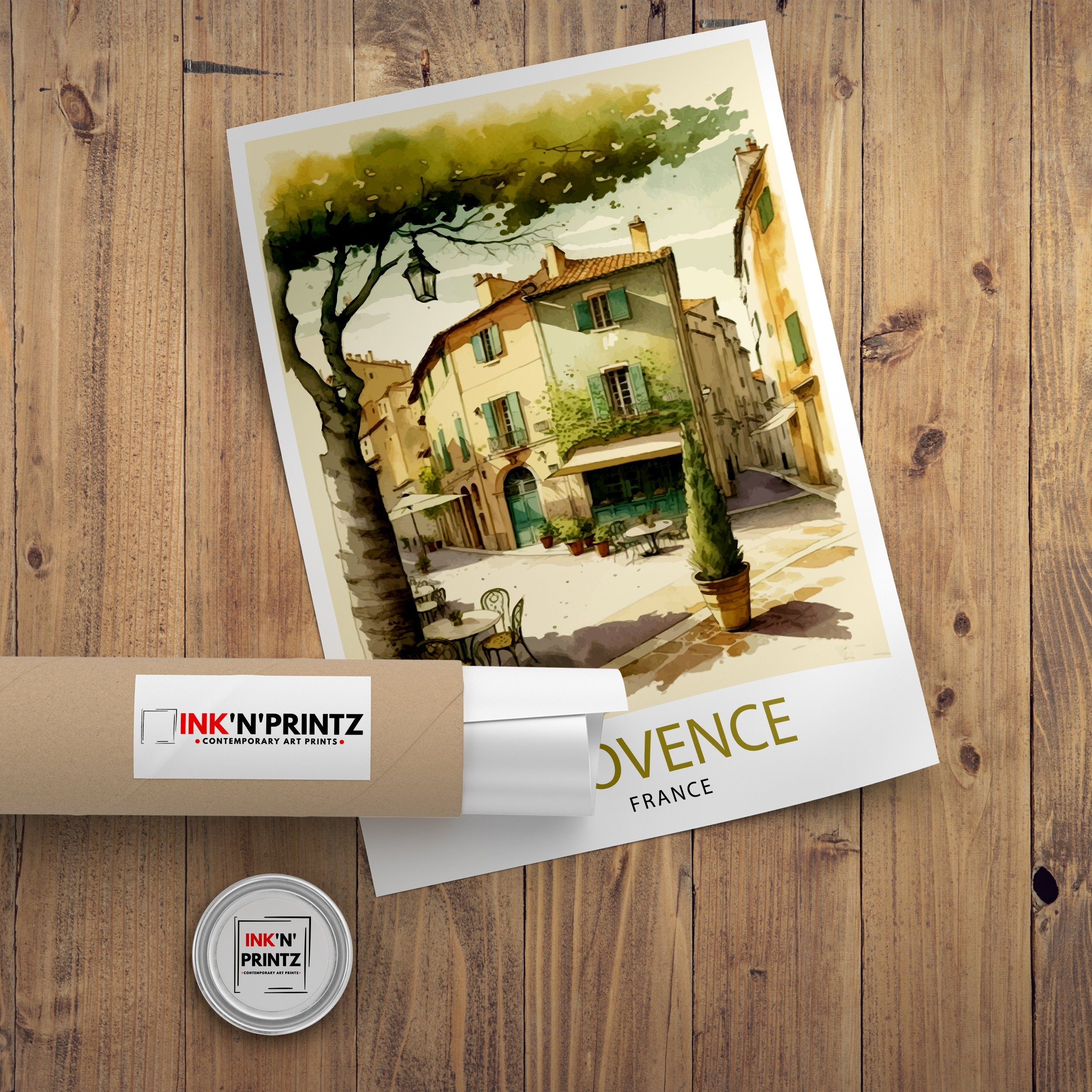 Provence France Travel Print Provence Wall Art French Country Decor Travel Poster Gift For France Lovers Provence Home Decor