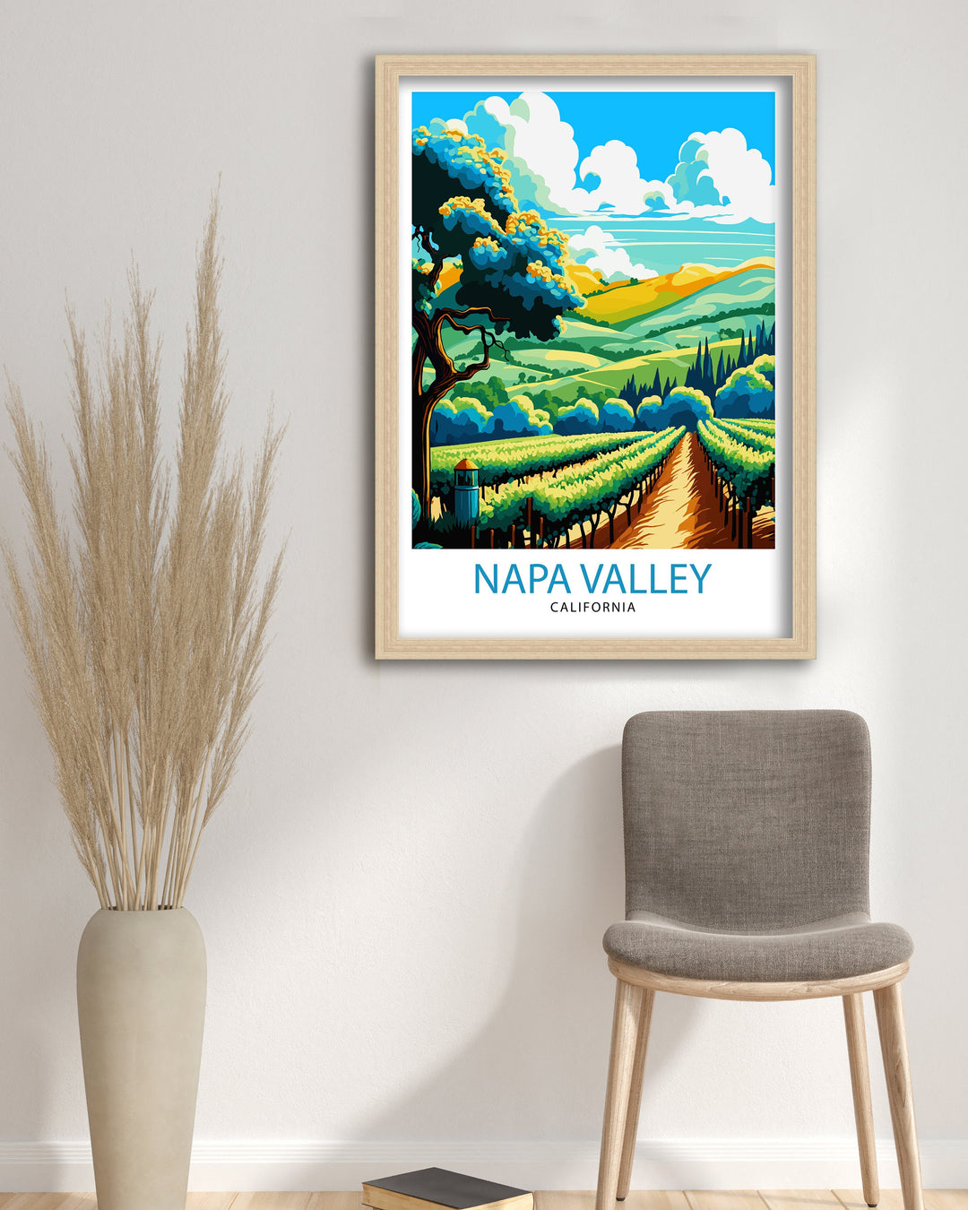 Napa Valley California Travel Poster