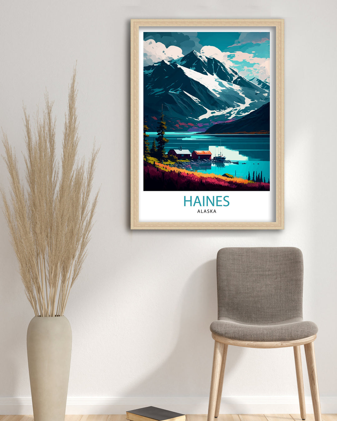 Haines Alaska Travel Print Haines Wall Art Alaska Landscape Decor Travel Poster Haines Scenic Print Home Decor