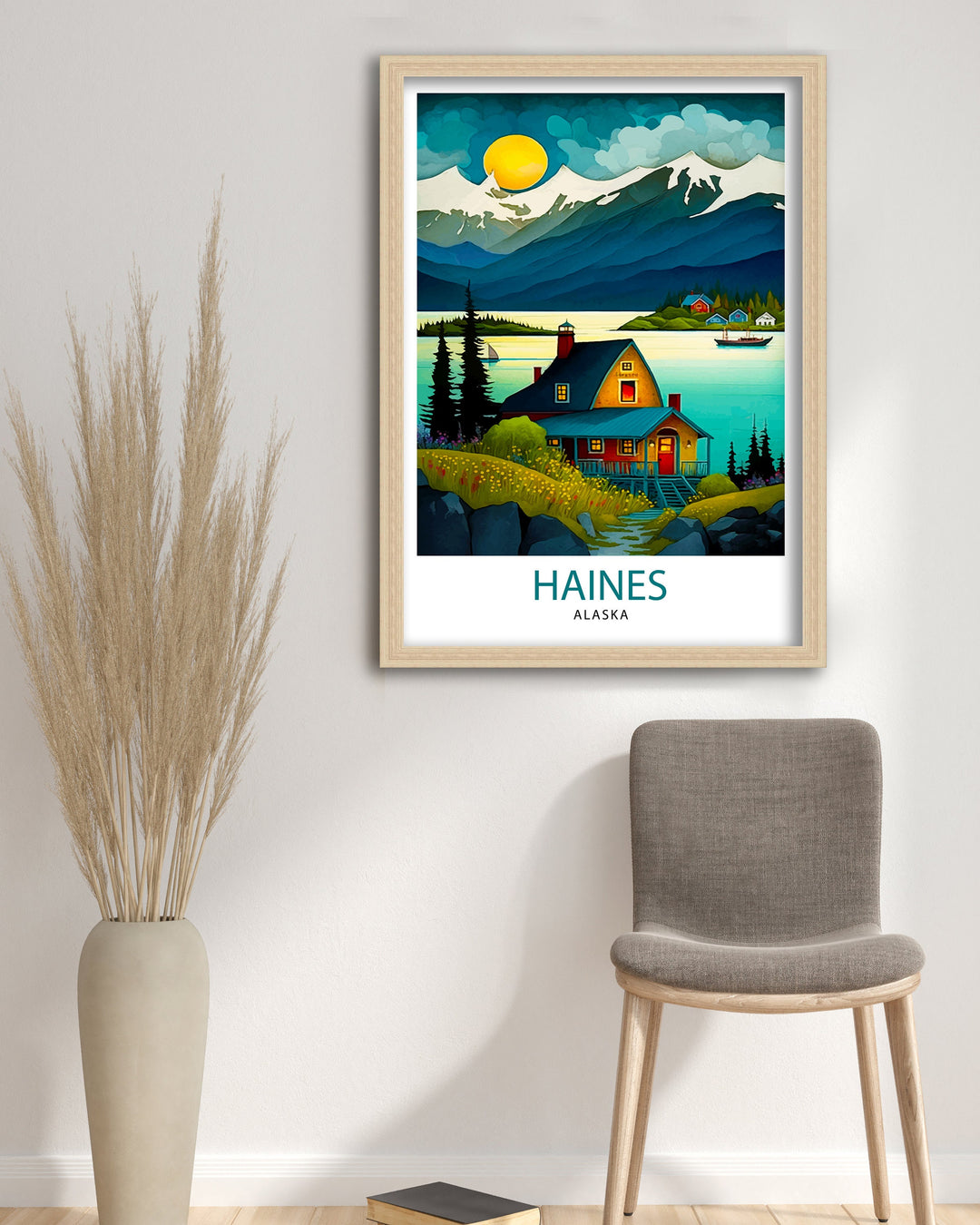 Haines Alaska Travel Print Haines Wall Art Alaska Landscape Decor Travel Poster Haines Scenic Print Home Decor