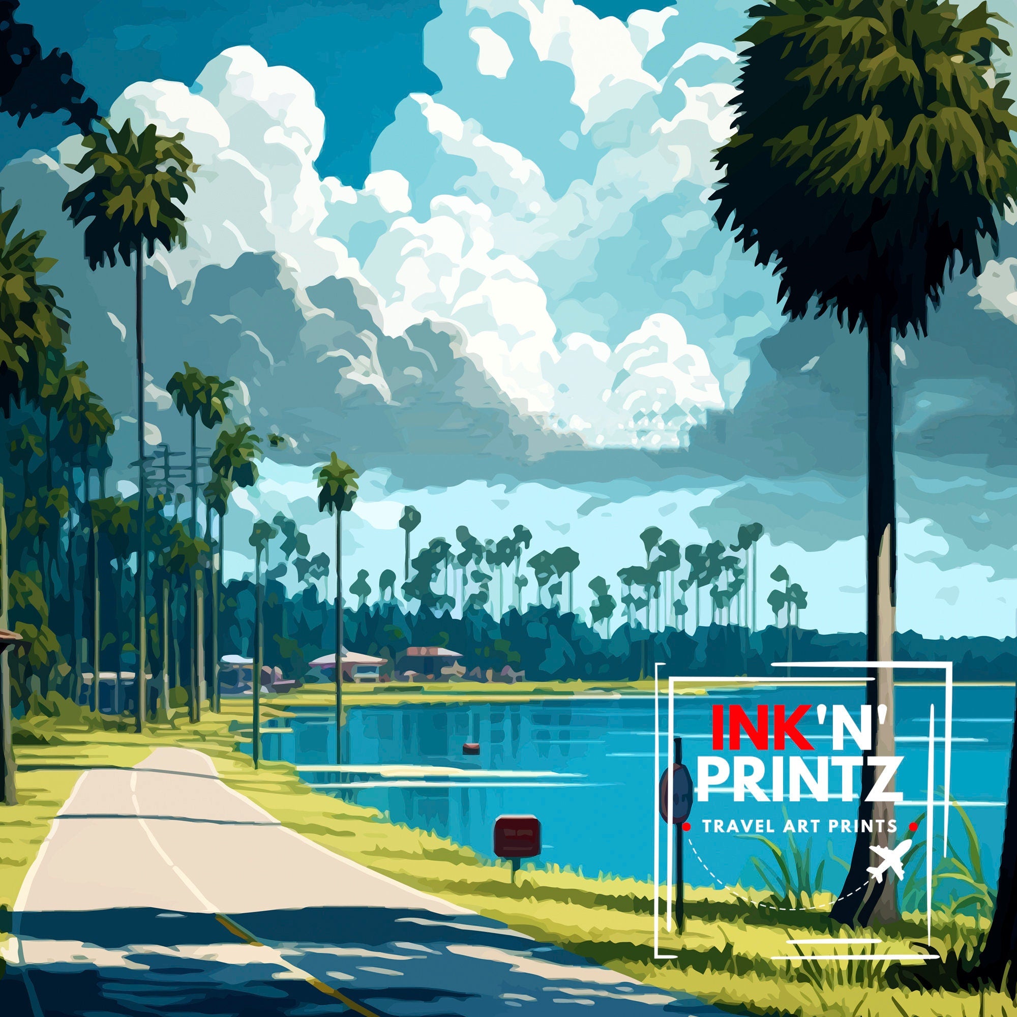 Lake City Florida Print | Scenic Nature Photography