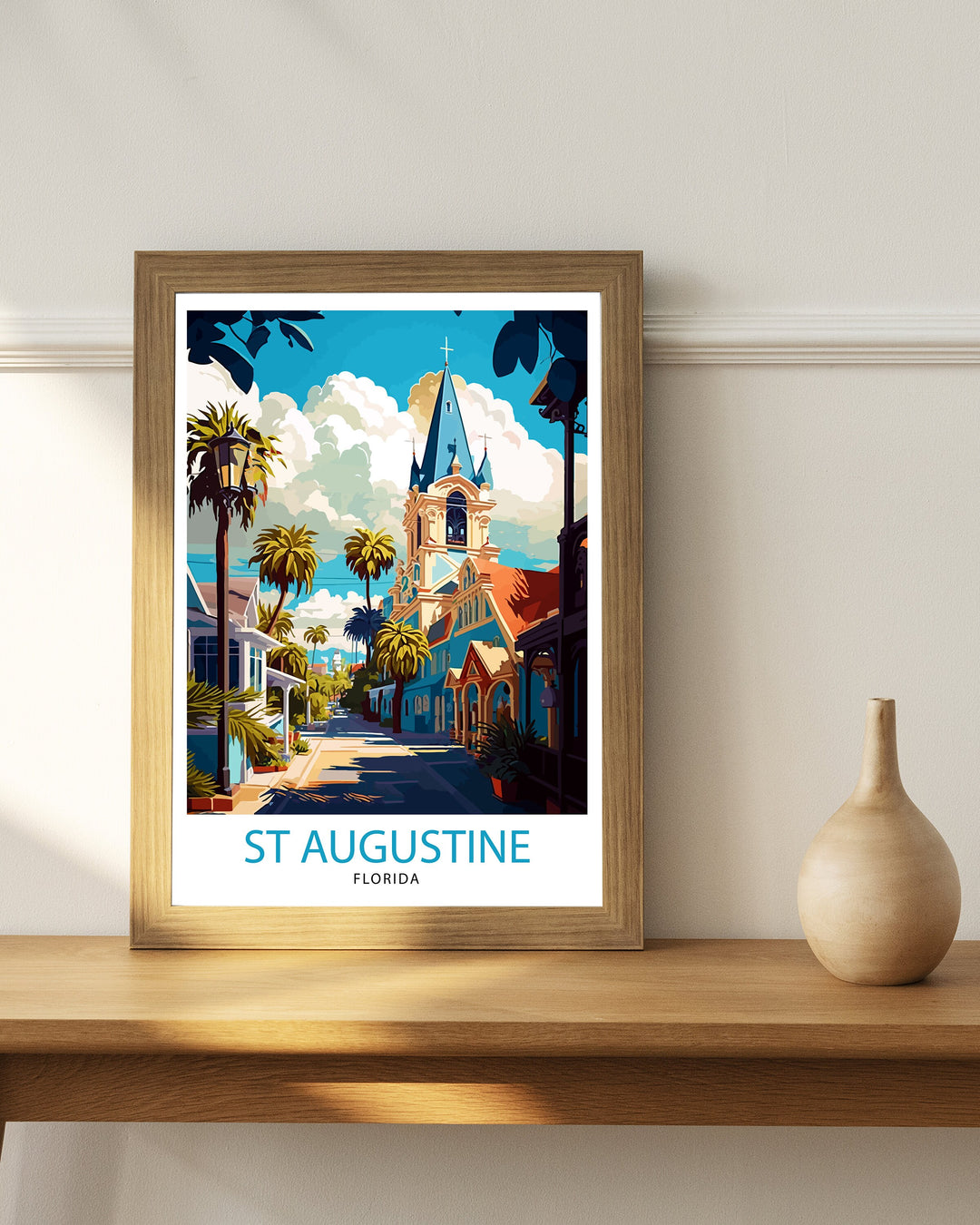 St Augustine Florida Travel Poster St Augustine