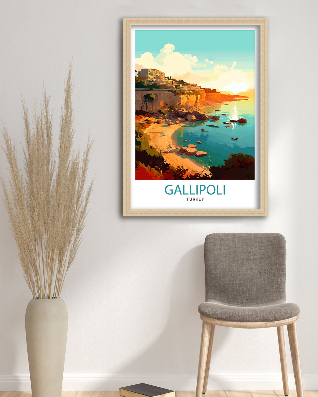 Gallipoli Turkey Travel Poster Gallipoli