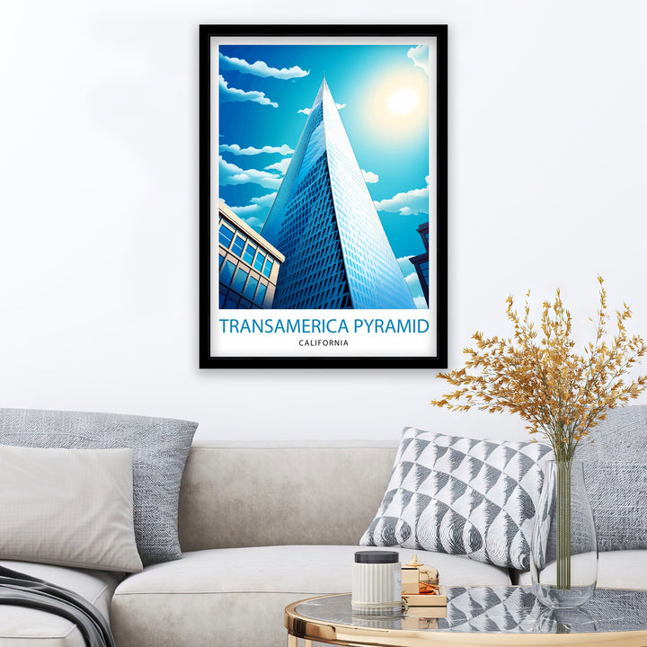 San Francisco Transamerica Pyramid Travel Poster