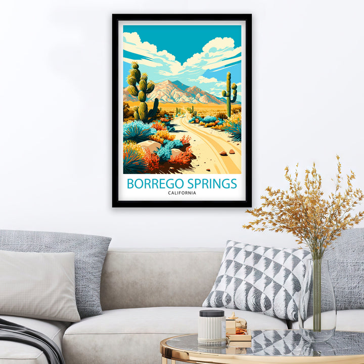 Borrego Springs California Travel Poster