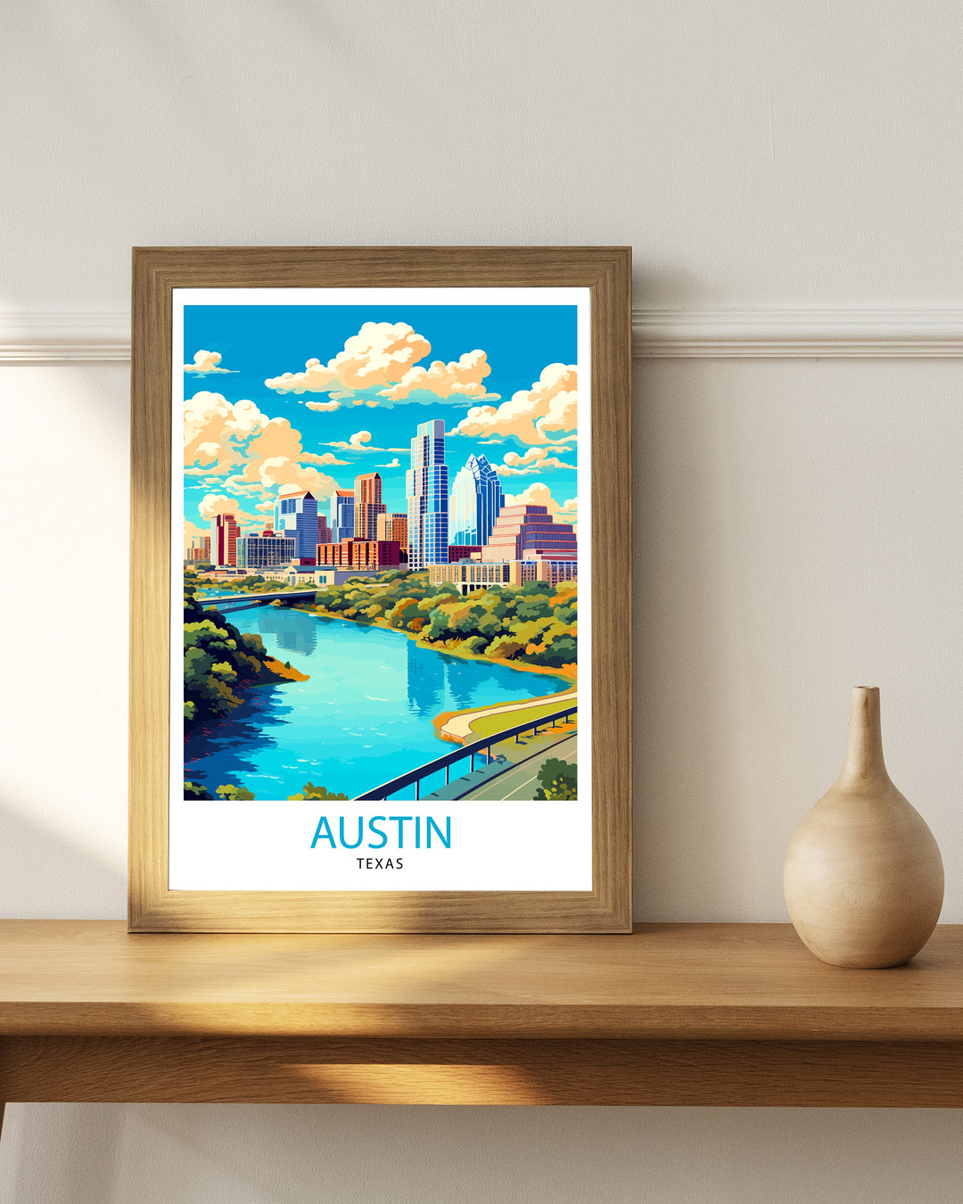 Austin Texas Travel Poster