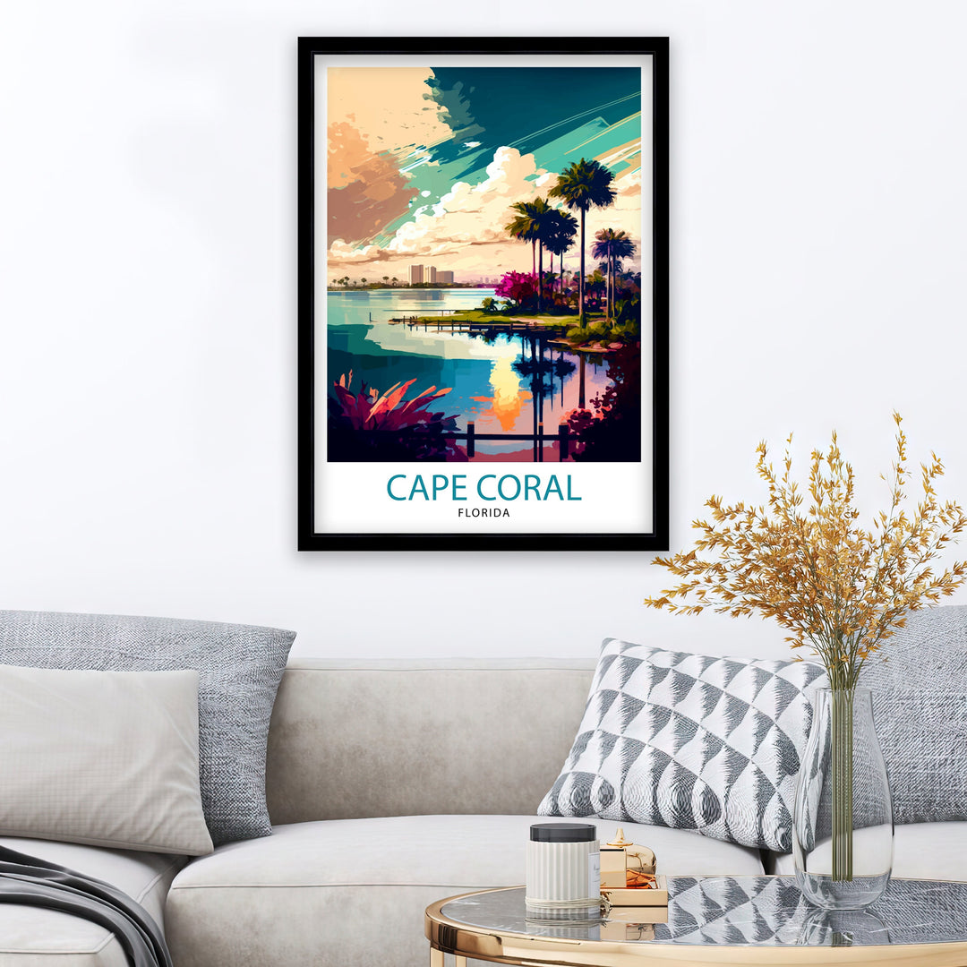 Cape Coral Travel Poster