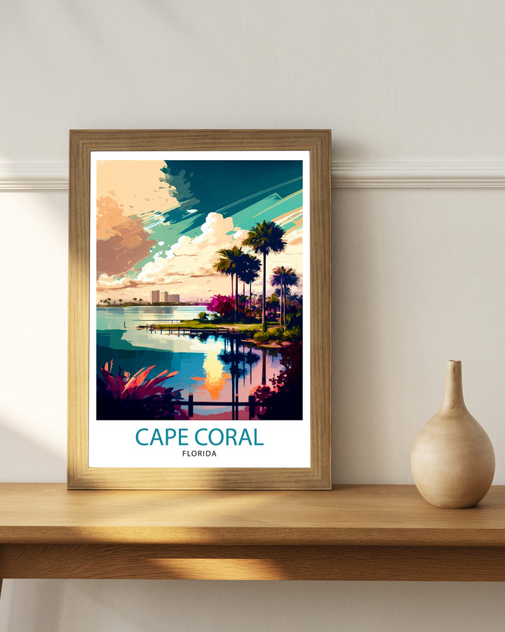 Cape Coral Travel Poster