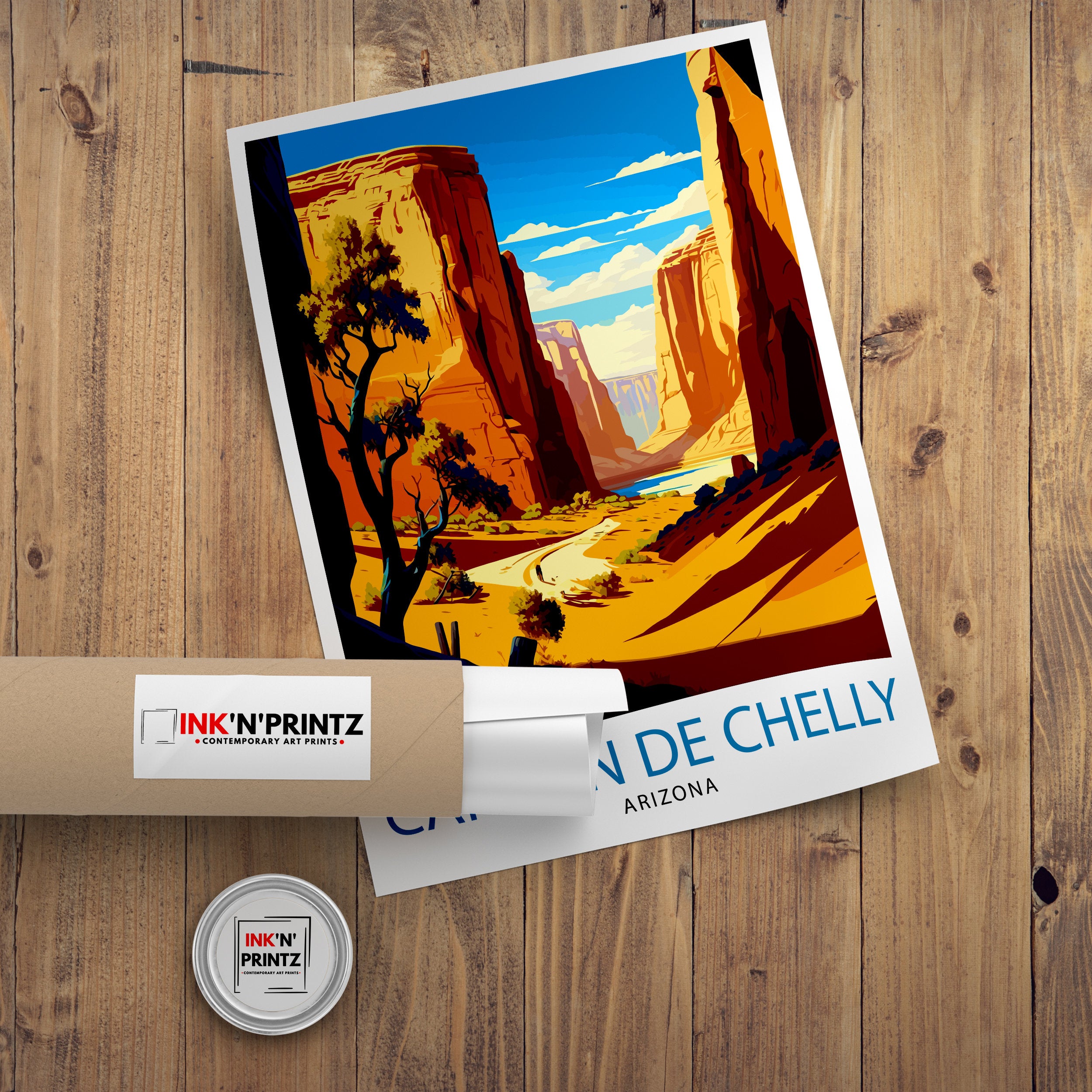 Canyon de Chelly Travel Print Arizona Wall Decor Southwestern Home Living Decor Travel Poster Gift for Canyon de Chelly Arizona Travel Print