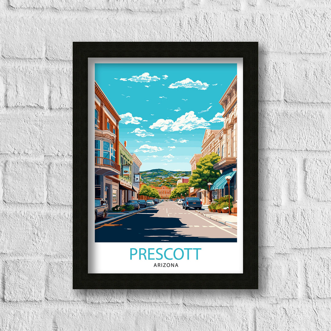 Prescott Arizona Travel Poster