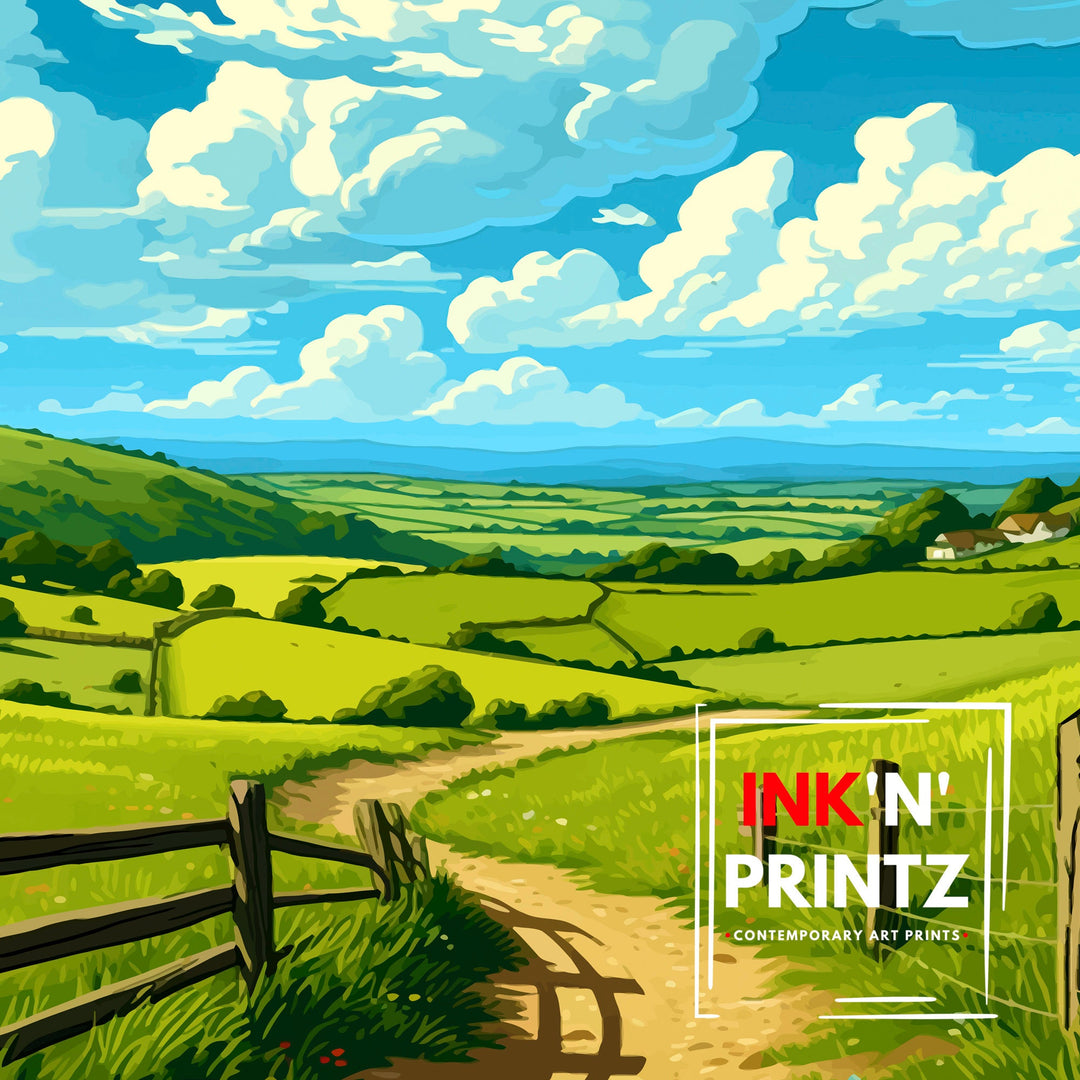 Texas Hill Country Travel Poster