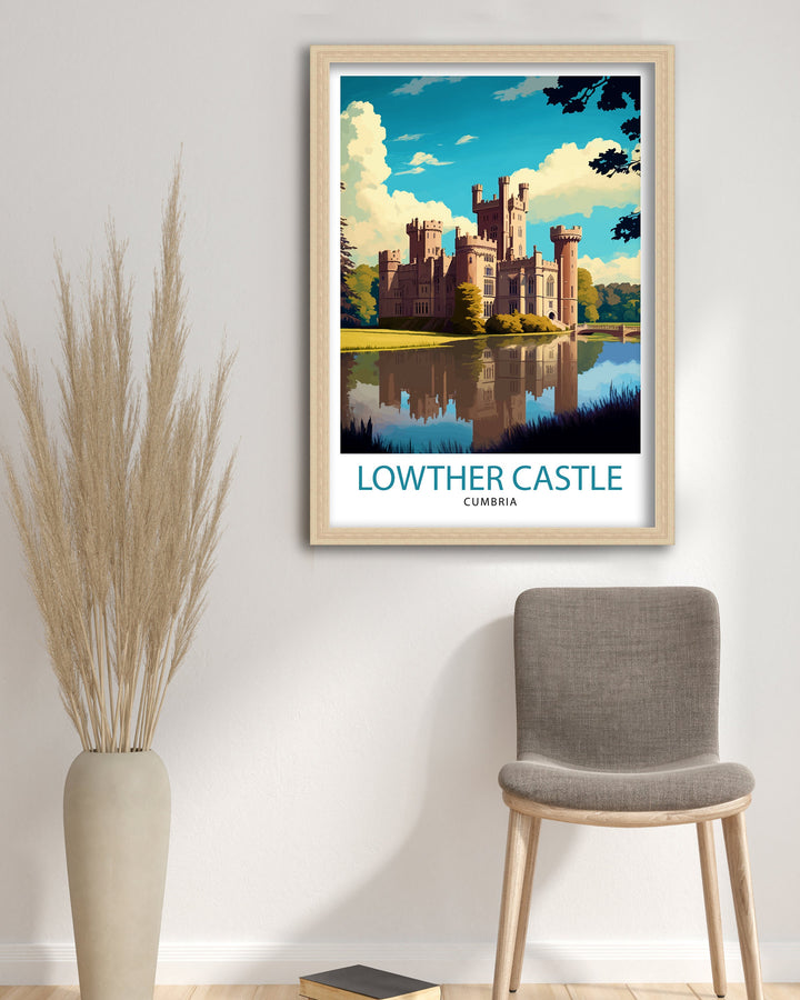 Latrigg Lake District Travel Poster Lake District