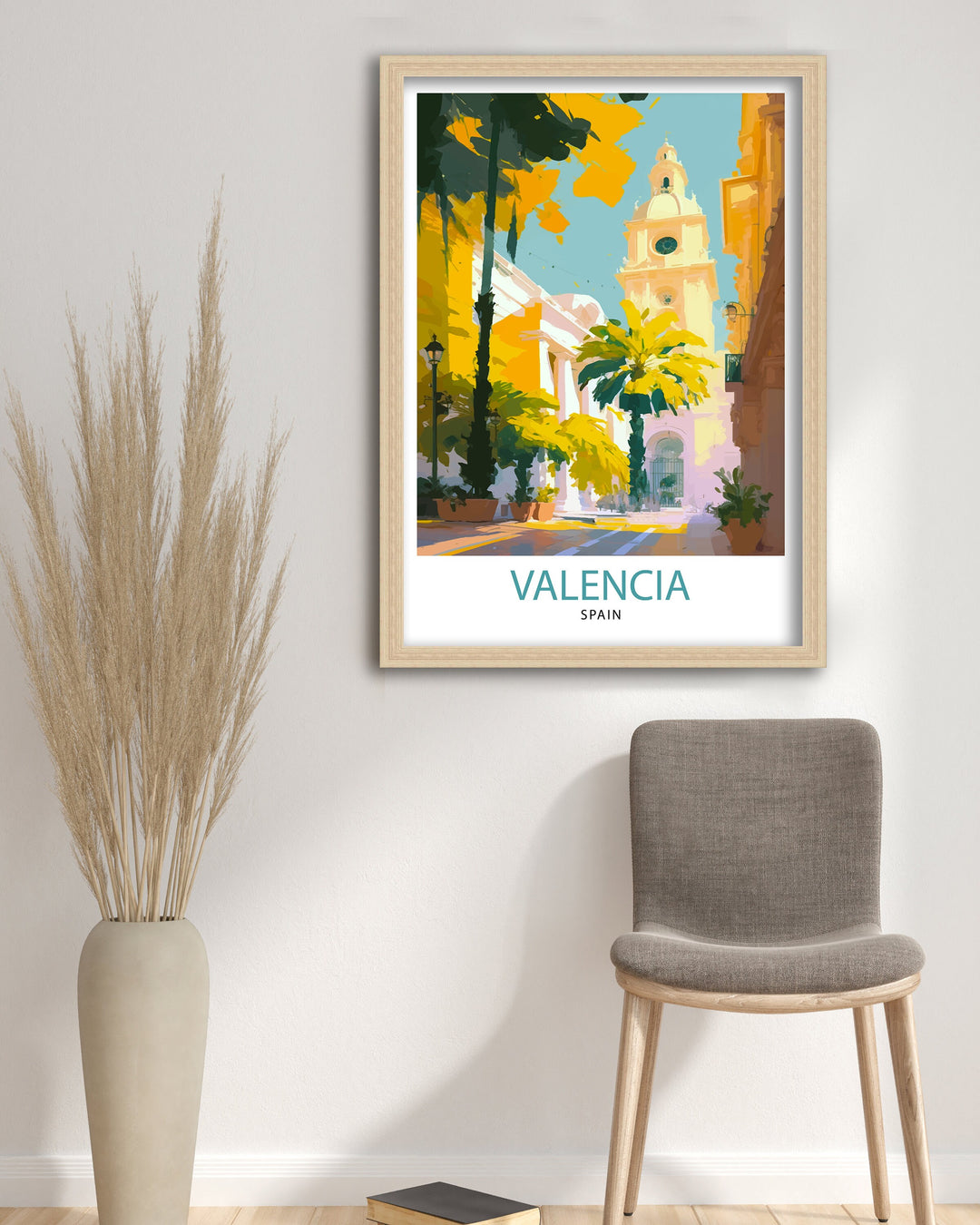 Valencia Spain Travel Poster Valencia