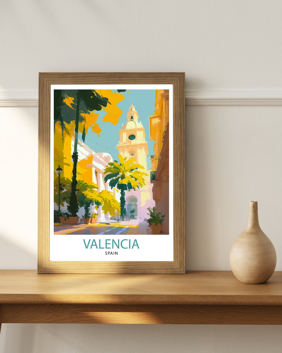 Valencia Spain Travel Poster Valencia