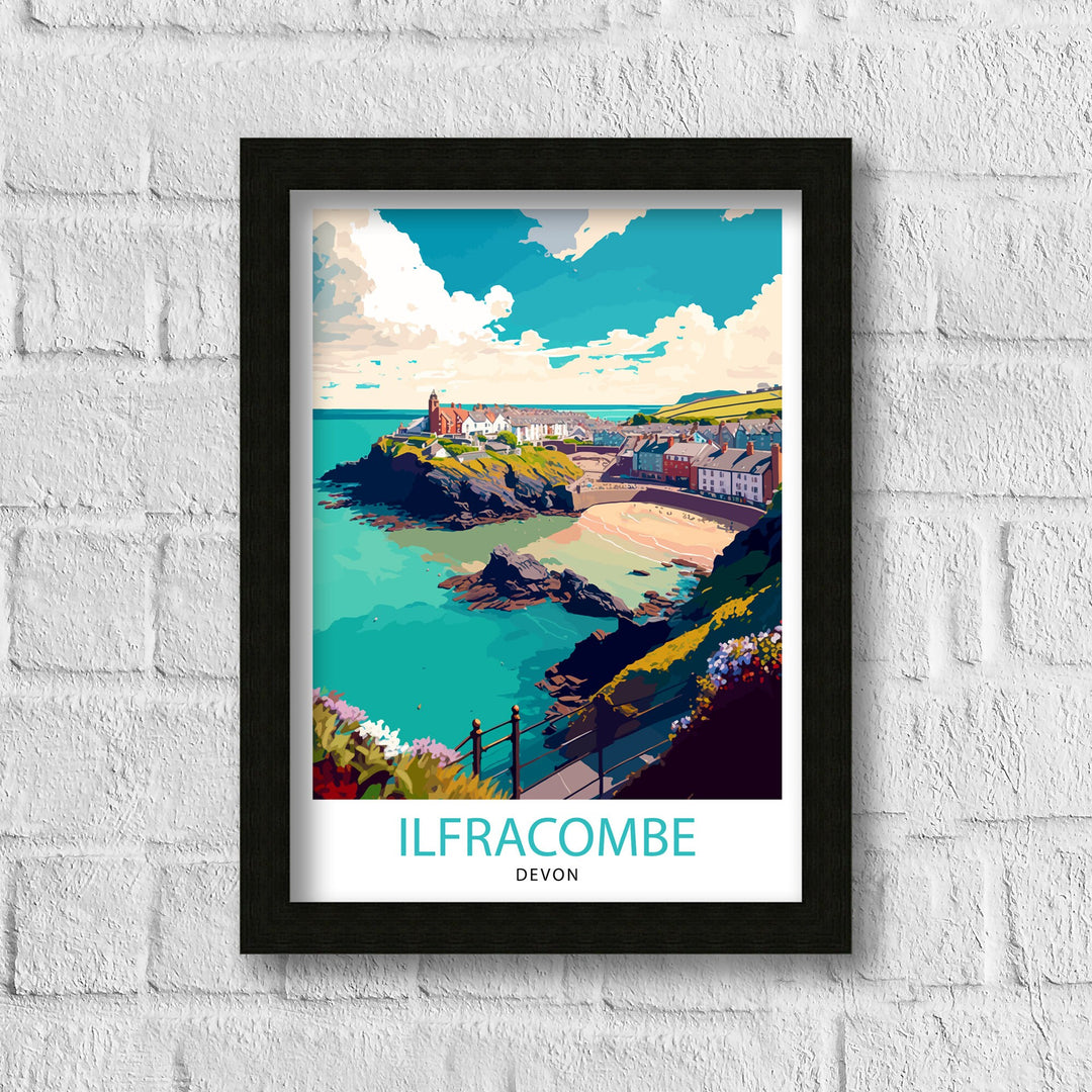 Illfracombe Travel Poster Illfracombe