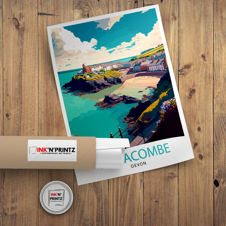 Illfracombe Travel Poster Illfracombe