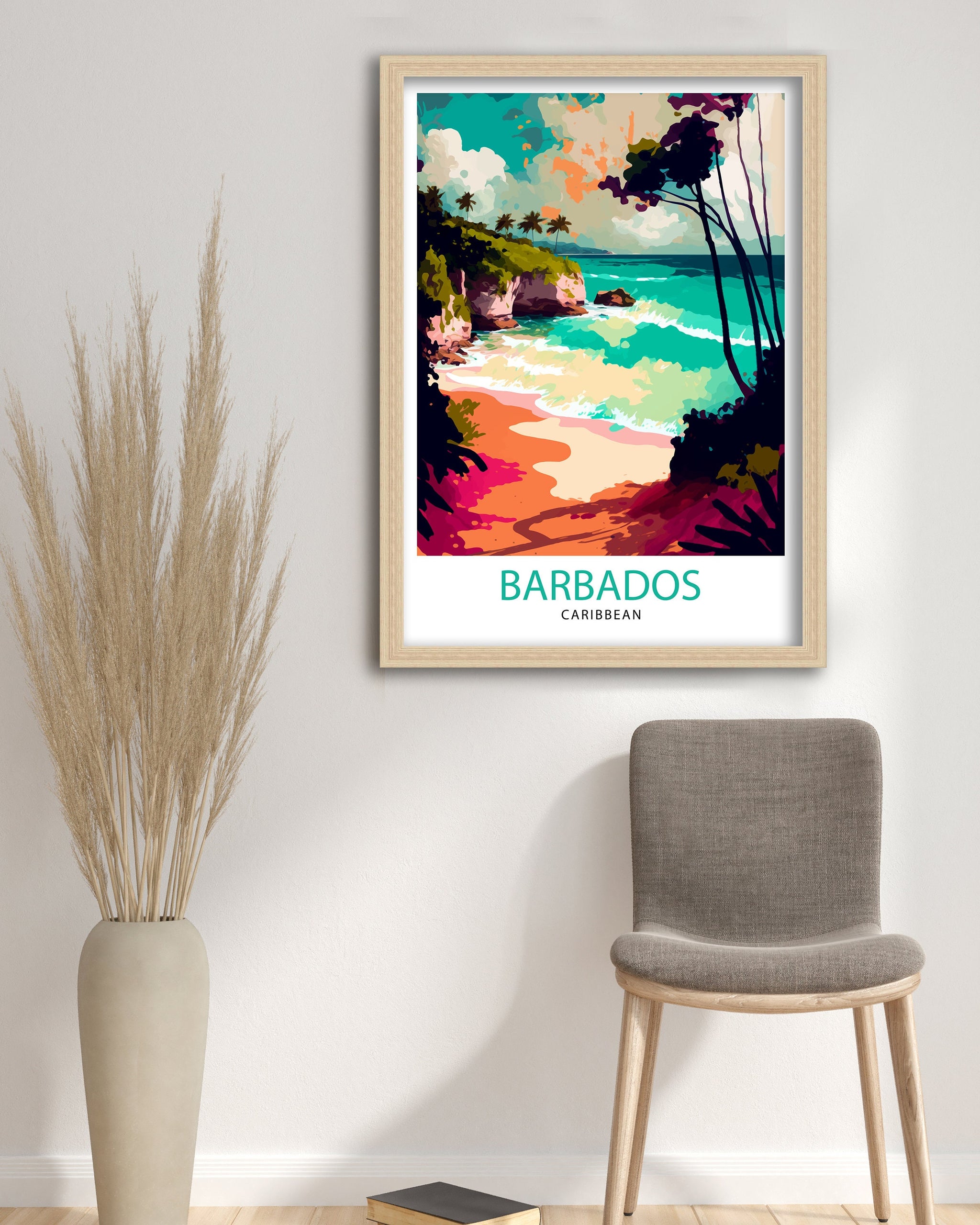 Barbados Print Barbados Poster | Barbados | Travel Poster | Travel Print | Barbados Wall Art | Caribbean Poster | Barbados Art | Caribbean
