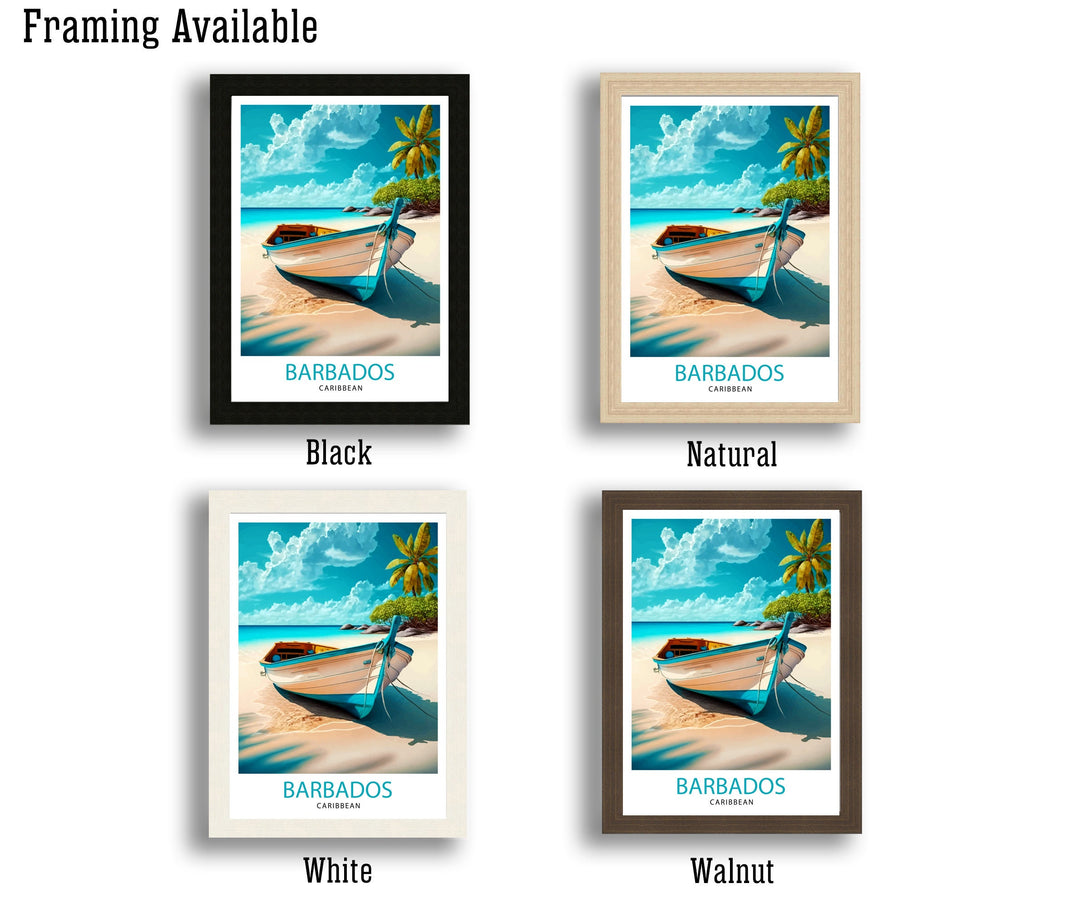 Barbados Print Barbados Poster | Barbados | Travel Poster | Travel Print | Barbados Wall Art | Caribbean Poster | Barbados Art | Caribbean