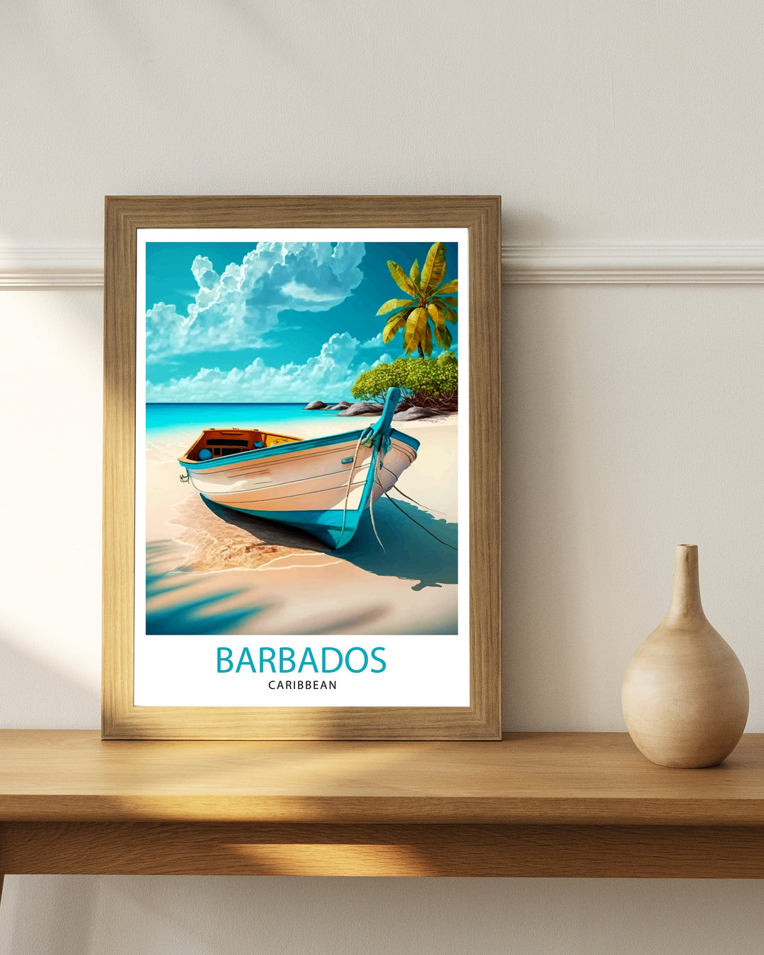 Barbados Print Barbados Poster | Barbados | Travel Poster | Travel Print | Barbados Wall Art | Caribbean Poster | Barbados Art | Caribbean