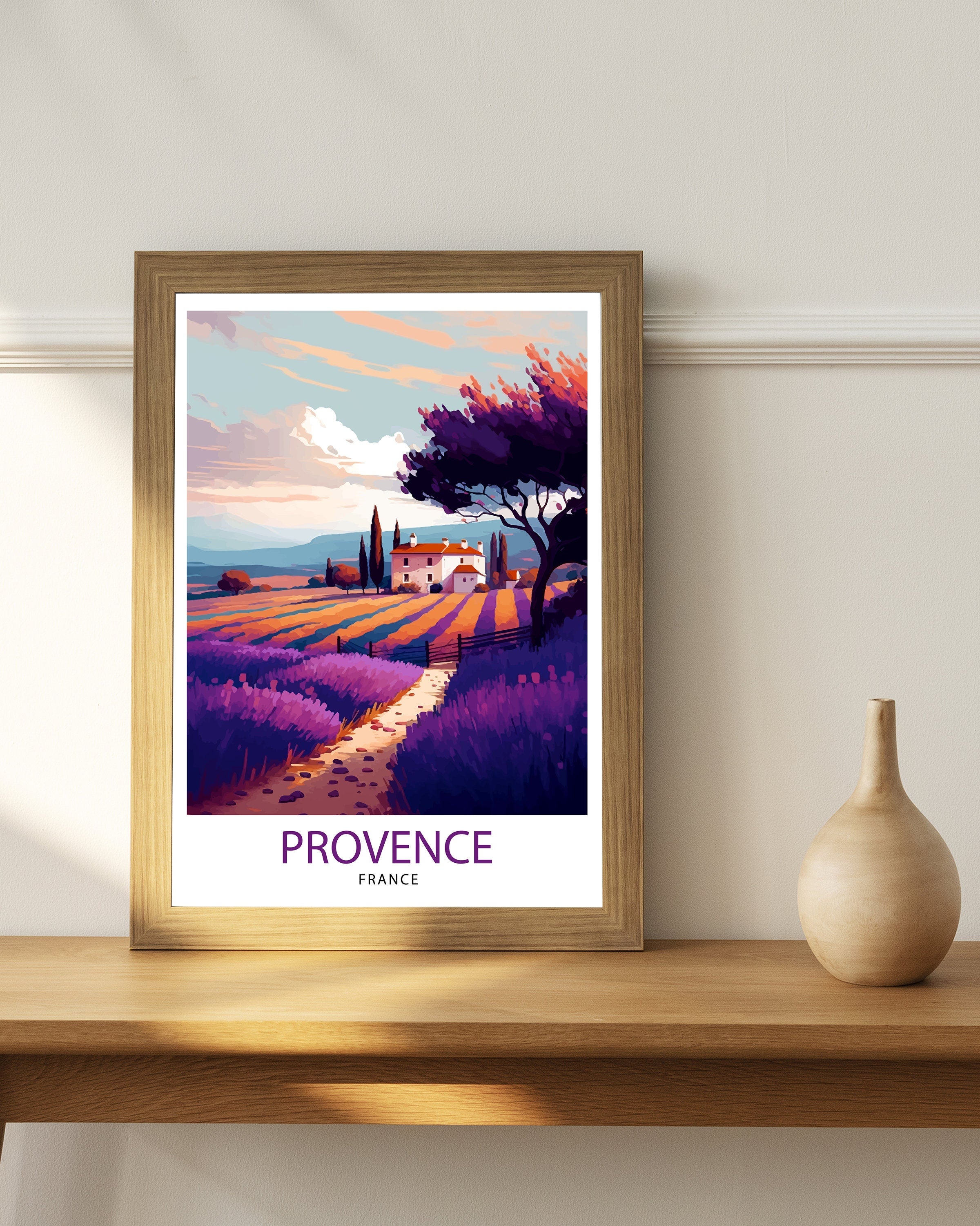 Provence Travel Print | Provence | Provence Print | France Print | France Wall Art | Provence Poster | Travel Print | Provence Wall Art |