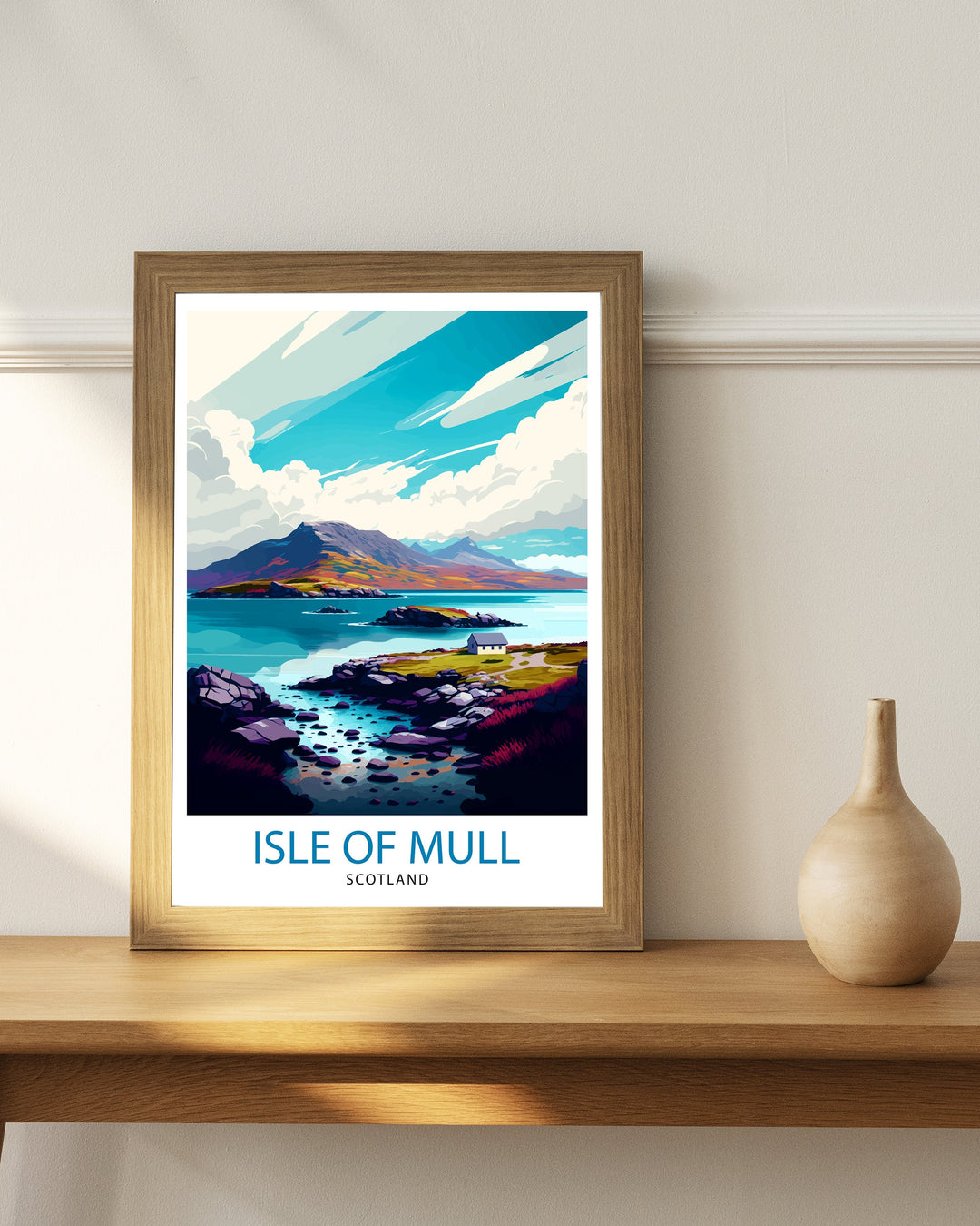 Isle of Mull Scotland Travel Poster Mull