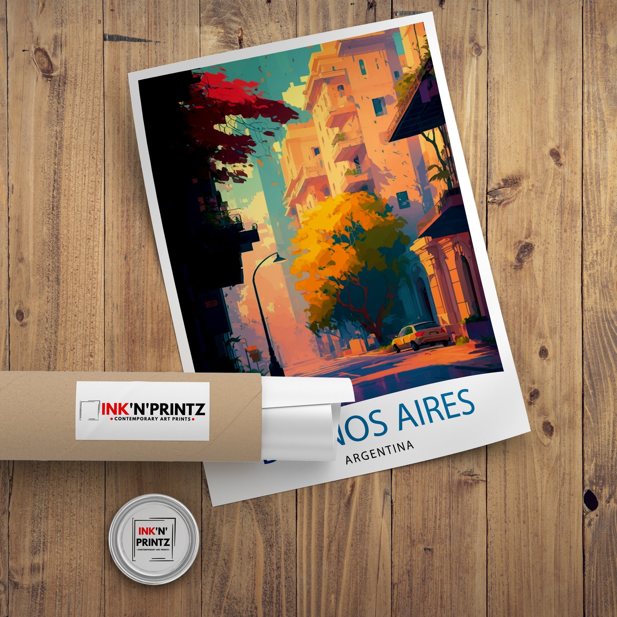 Buenos Aires Argentina Travel Print Buenos Aires Wall Decor Buenos Aires Home Living Decor Buenos Aires Illustration Travel Poster