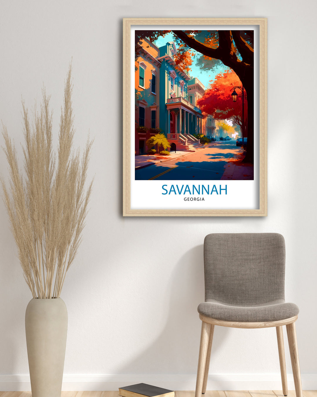 Savannah Georgia Travel Poster