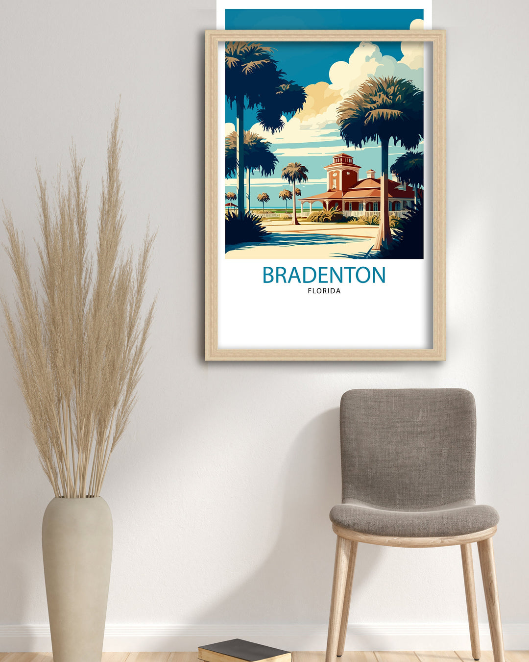 Bradenton Florida Travel Poster Bradenton