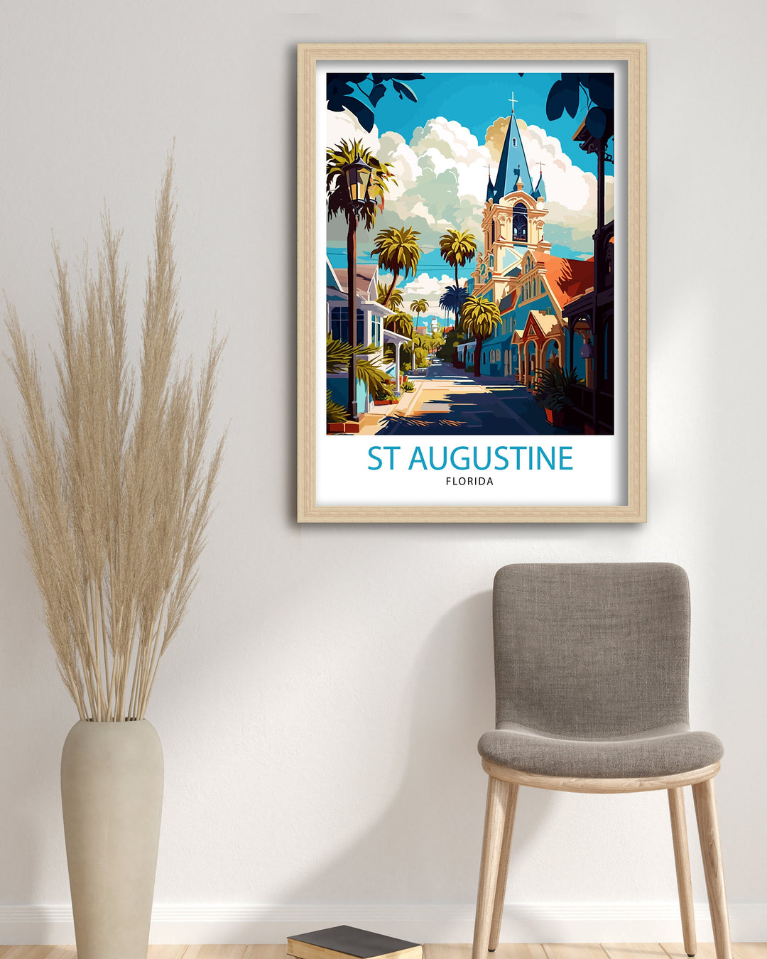 St Augustine Florida Travel Poster St Augustine