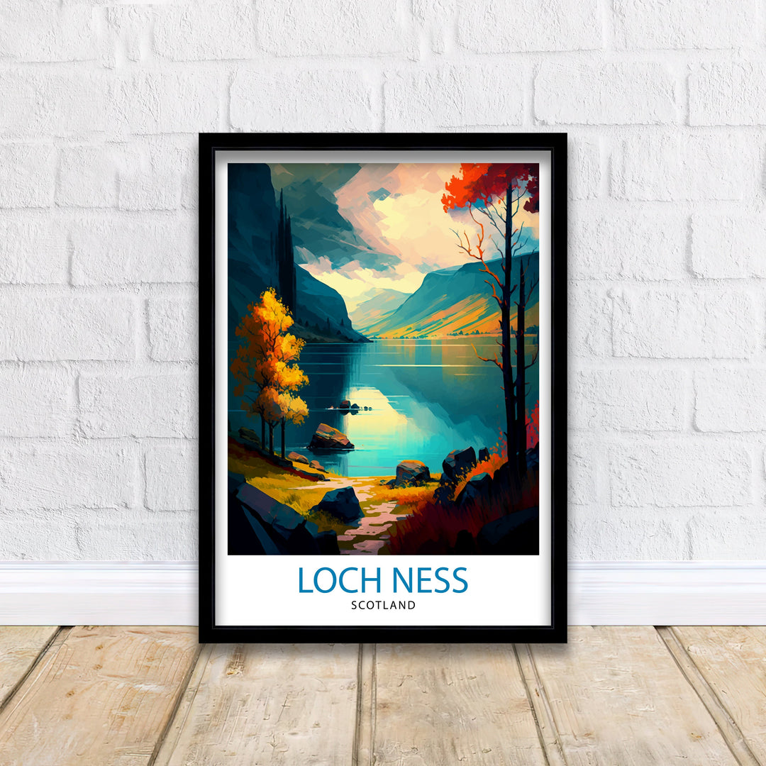 Loch Ness Travel Poster Loch Ness